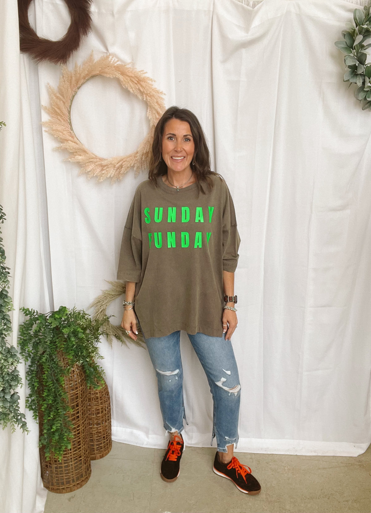 Jane Sunday Funday Graphic Tee-Graphic Tees-jade by jane-The Silo Boutique, Women's Fashion Boutique Located in Warren and Grand Forks North Dakota