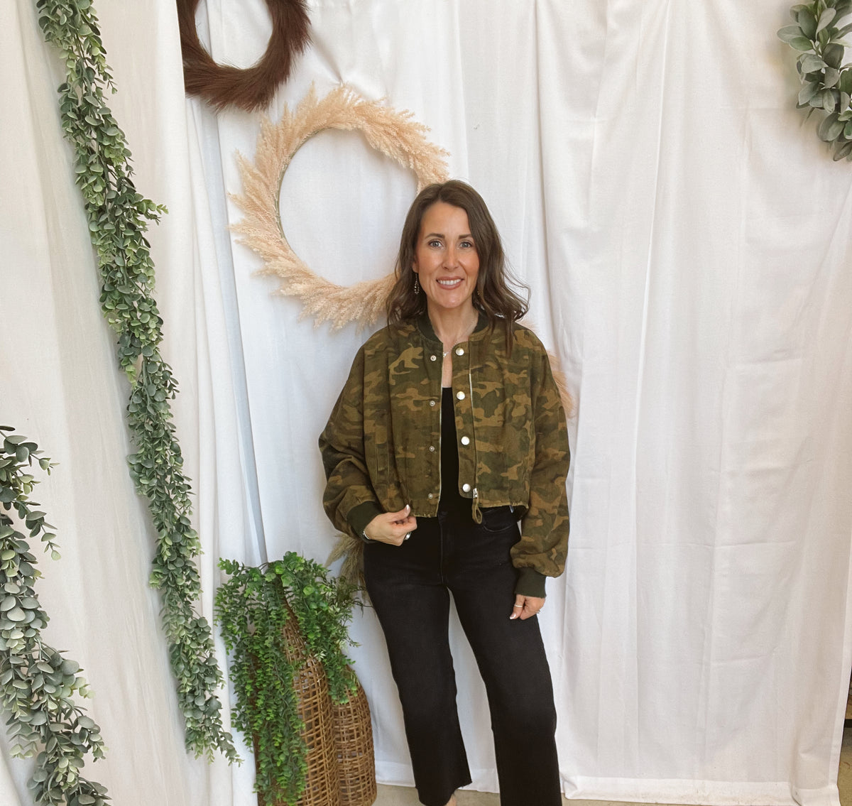 The Favorite Camo Jacket-Coats & Jackets-davi dani-The Silo Boutique, Women's Fashion Boutique Located in Warren and Grand Forks North Dakota