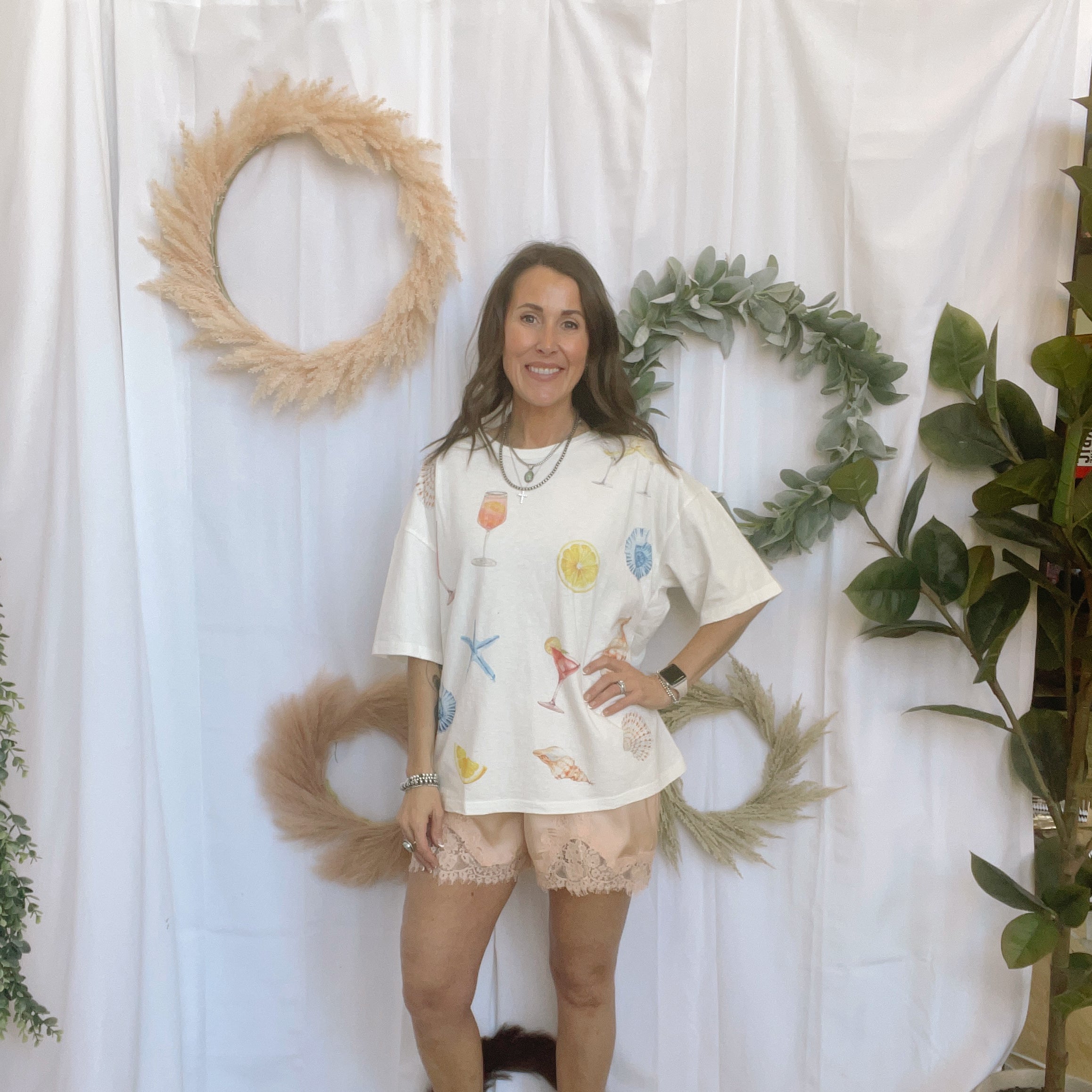 Sorbet Lace Shorts-Shorts-lelis-The Silo Boutique, Women's Fashion Boutique Located in Warren and Grand Forks North Dakota