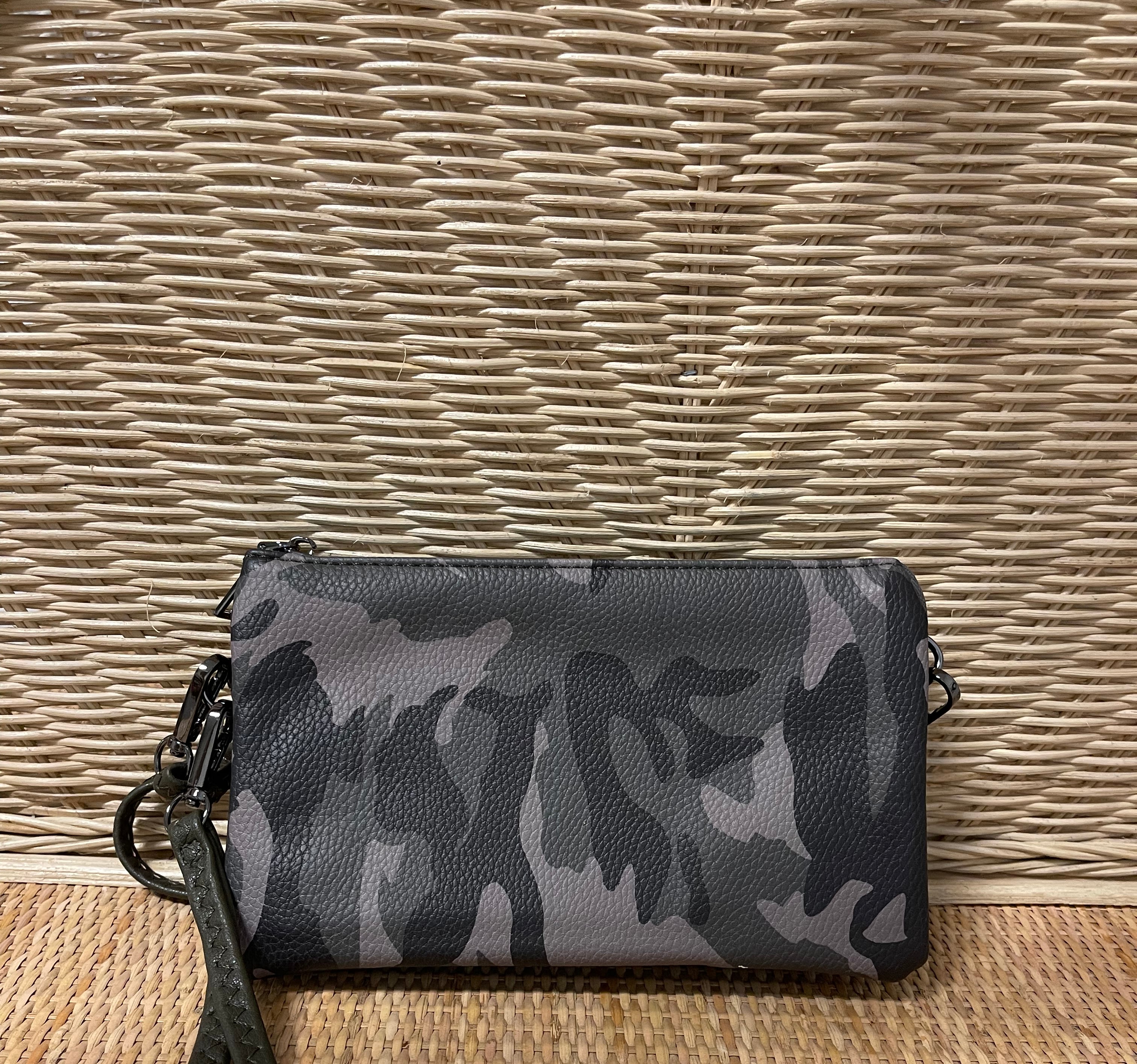 Riley 3 Compartment Crossbody/Wristlet-Crossbody Purses-Jen and Co-The Silo Boutique, Women's Fashion Boutique Located in Warren and Grand Forks North Dakota