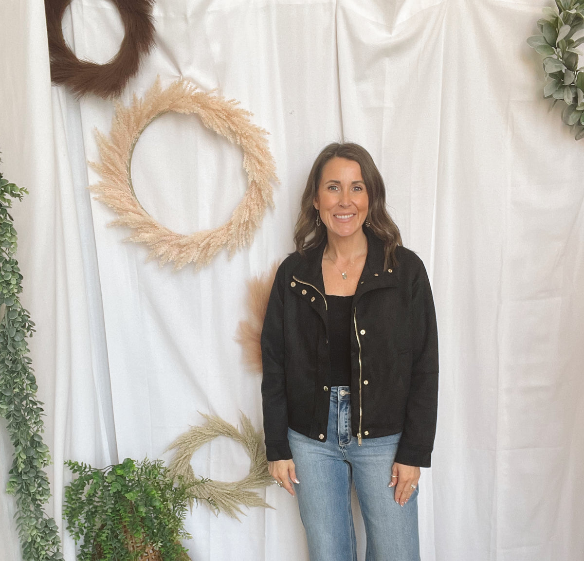 Quinn Suede Jacket-Black-Coats & Jackets-hyfve-The Silo Boutique, Women's Fashion Boutique Located in Warren and Grand Forks North Dakota
