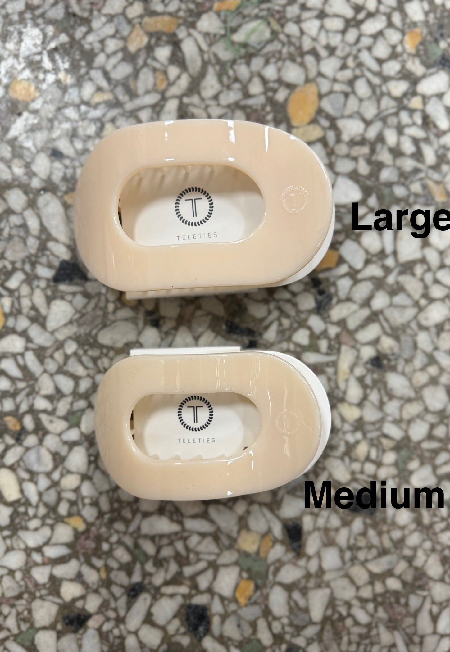 Teleties Round Flat Hair Clips-Hair Accessories-teleties-The Silo Boutique, Women's Fashion Boutique Located in Warren and Grand Forks North Dakota