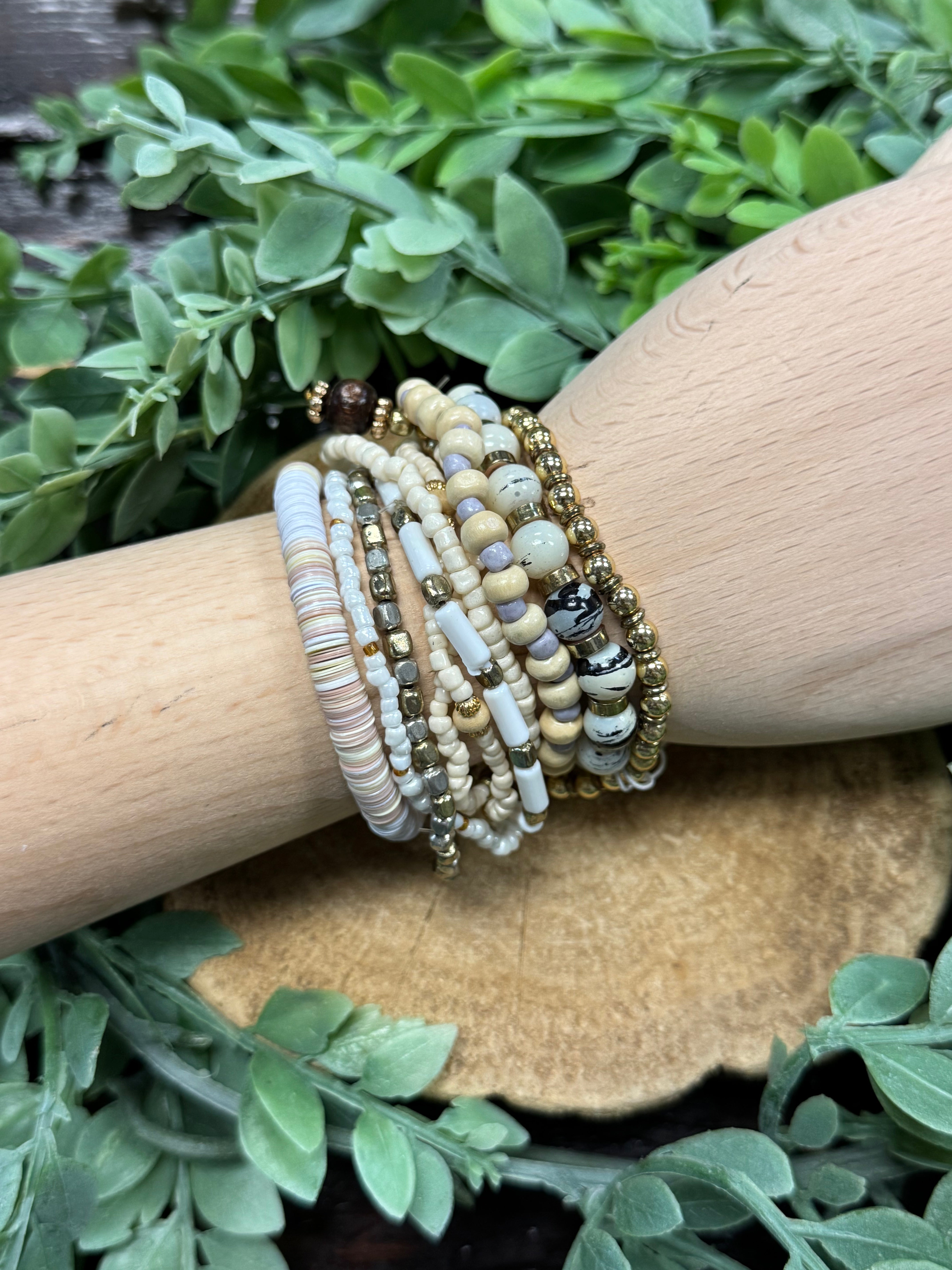 Ivory India Bracelet-Bracelets-Fame-The Silo Boutique, Women's Fashion Boutique Located in Warren and Grand Forks North Dakota