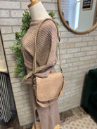 Joy Susan Annie Whipstitch Crossbody Purse-Buff-Purses-joy susan-The Silo Boutique, Women's Fashion Boutique Located in Warren and Grand Forks North Dakota
