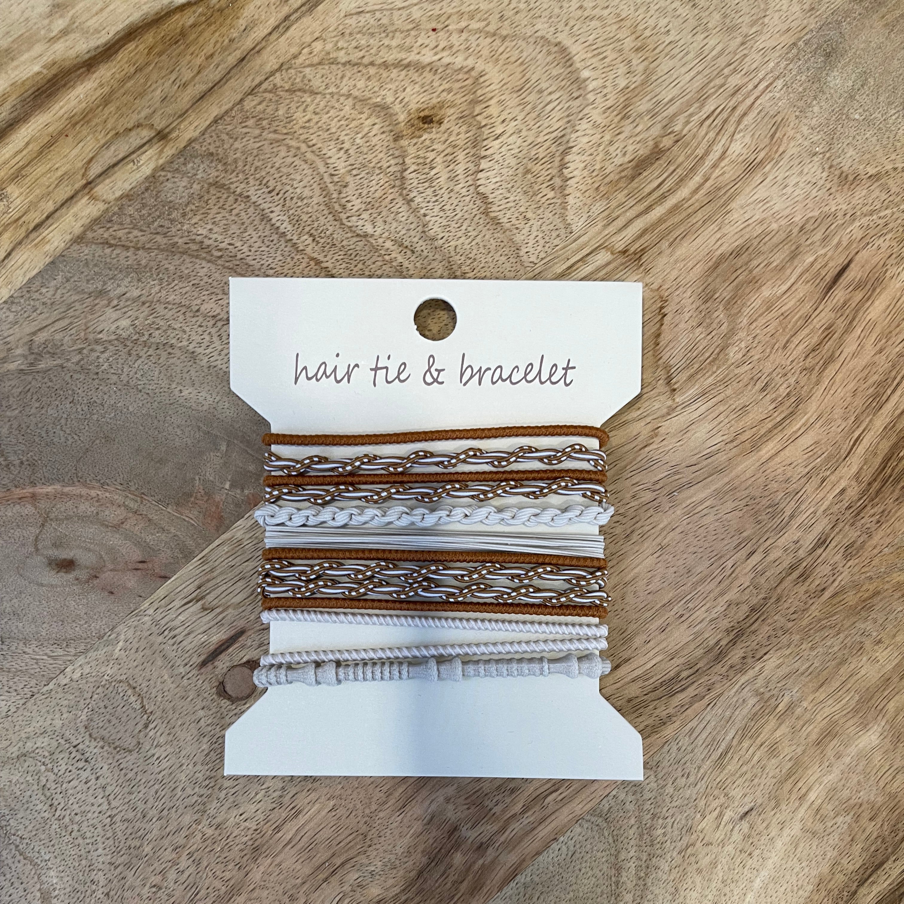 Lynn Hair Ties Bracelet-Bracelets-joss-The Silo Boutique, Women's Fashion Boutique Located in Warren and Grand Forks North Dakota