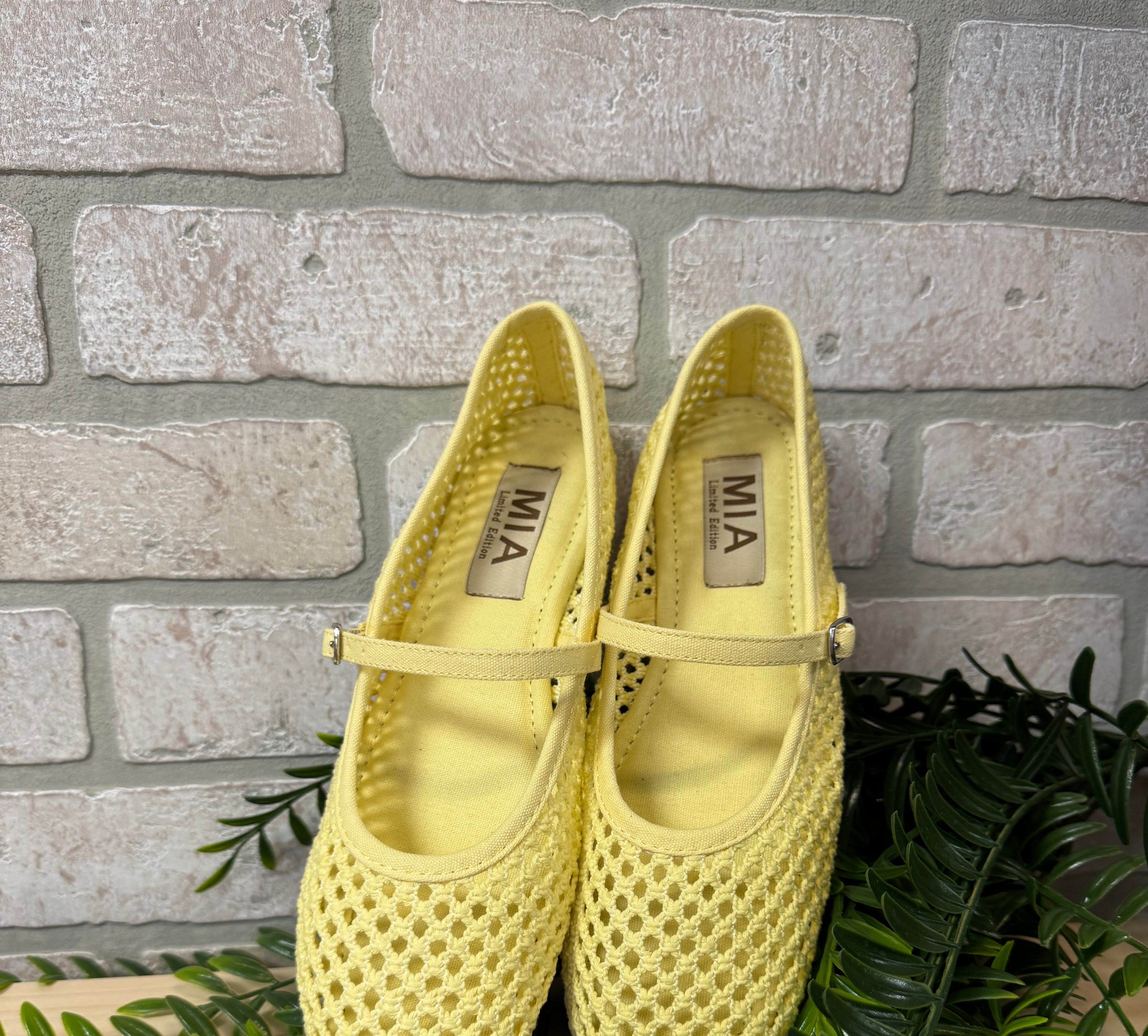 MIA Kora Yellow Flats-Shoes-MIA-The Silo Boutique, Women's Fashion Boutique Located in Warren and Grand Forks North Dakota