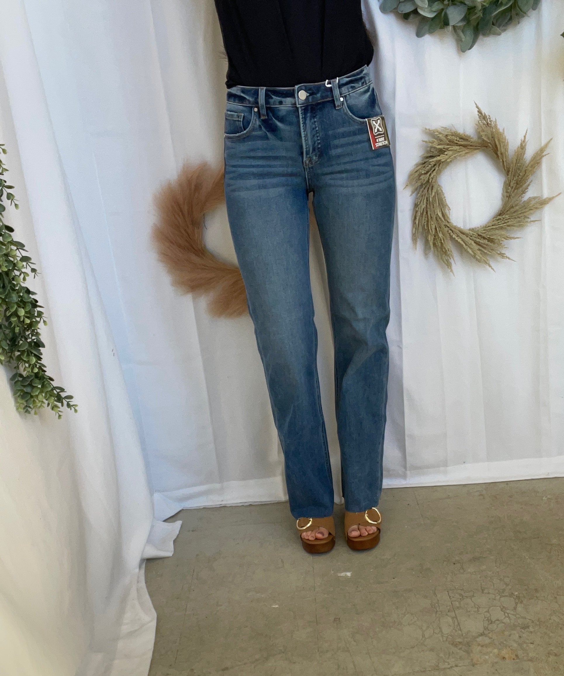Risen TC Straight Jeans-Jeans-risen-The Silo Boutique, Women's Fashion Boutique Located in Warren and Grand Forks North Dakota