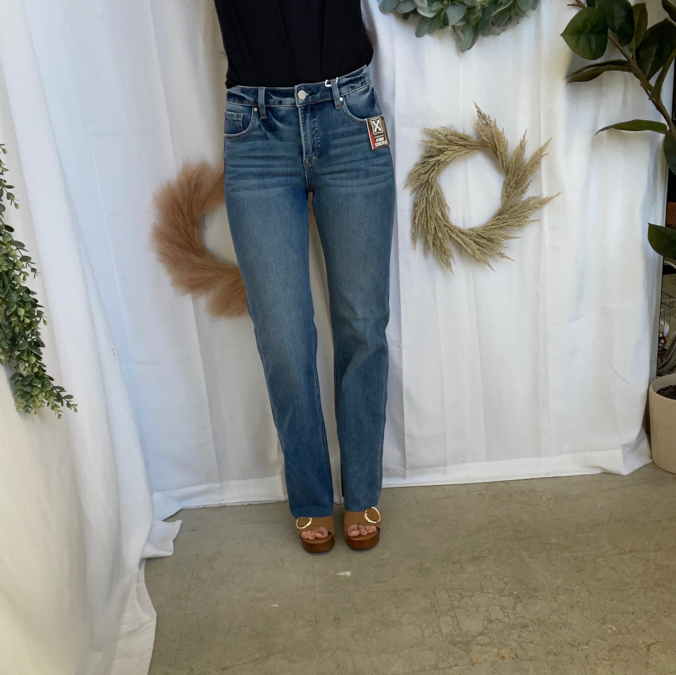 Risen TC Straight Jeans-Jeans-risen-The Silo Boutique, Women's Fashion Boutique Located in Warren and Grand Forks North Dakota