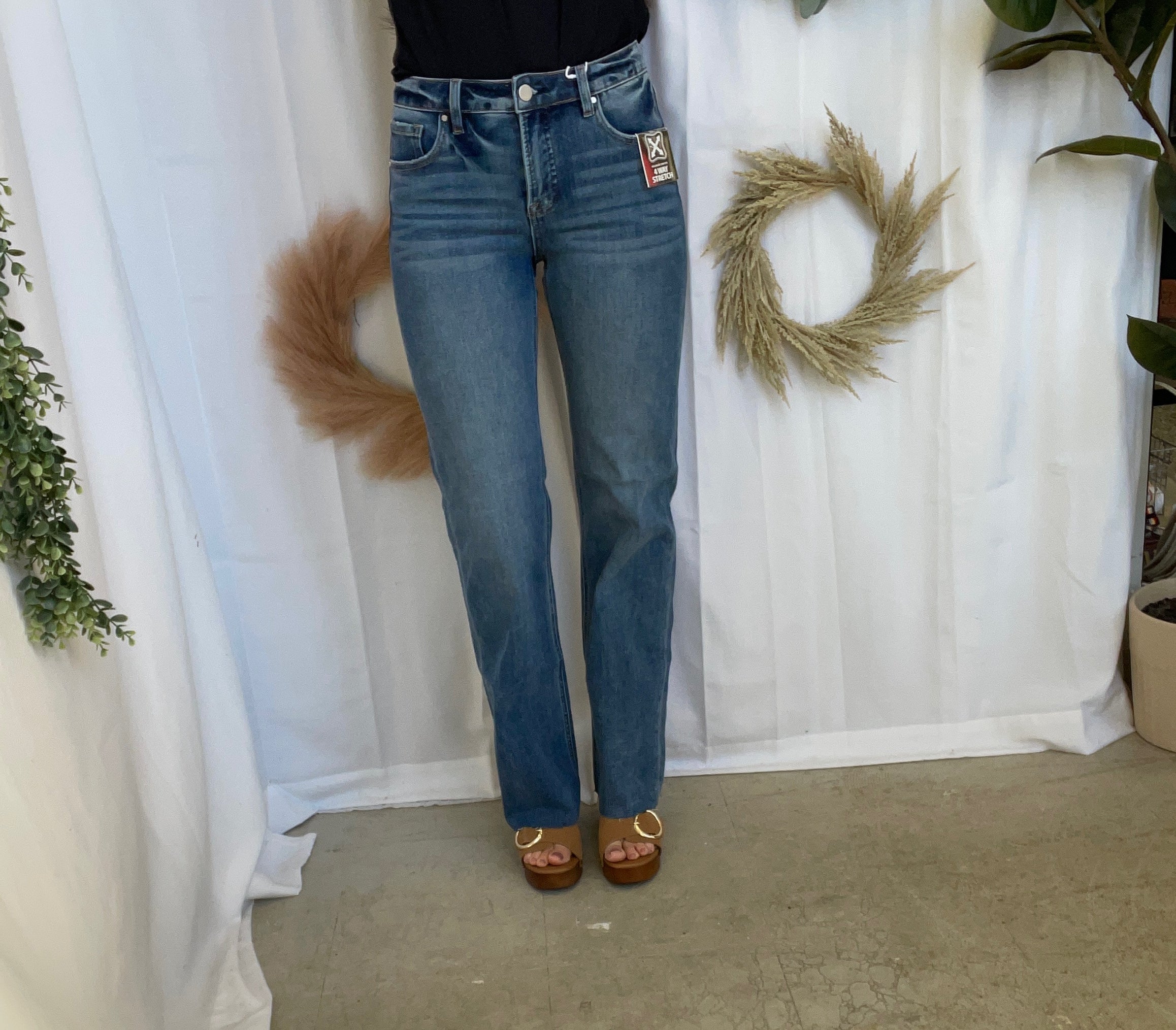 Risen TC Straight Jeans-Jeans-risen-The Silo Boutique, Women's Fashion Boutique Located in Warren and Grand Forks North Dakota