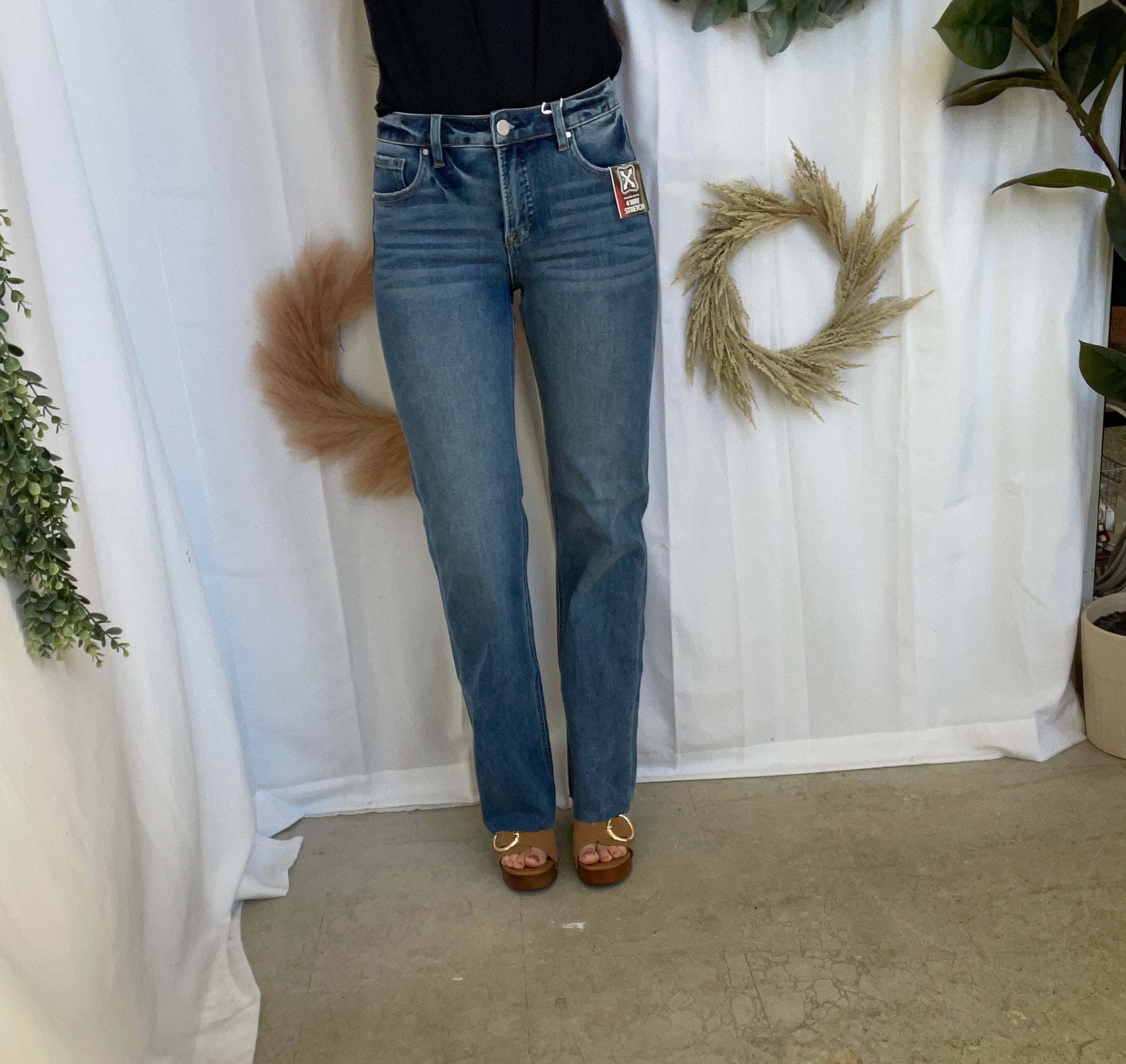 Risen TC Straight Jeans-Jeans-risen-The Silo Boutique, Women's Fashion Boutique Located in Warren and Grand Forks North Dakota