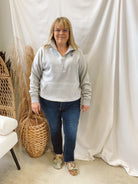 Minnesota Football Quarter Zip Sweatshirt-Sweatshirts-218-The Silo Boutique, Women's Fashion Boutique Located in Warren and Grand Forks North Dakota