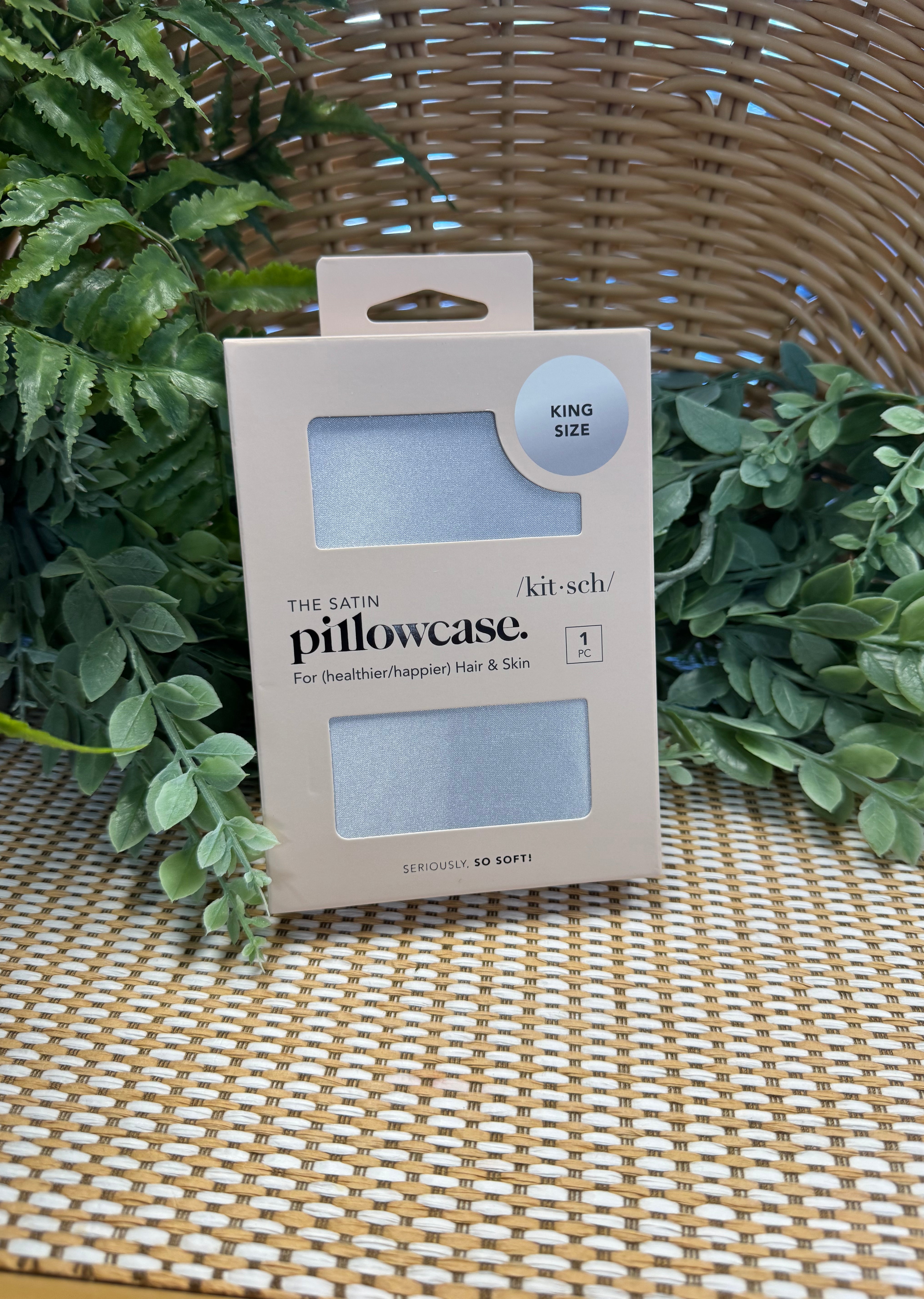 Kitsch Satin King Pillowcase-Beauty-kitsch-The Silo Boutique, Women's Fashion Boutique Located in Warren and Grand Forks North Dakota