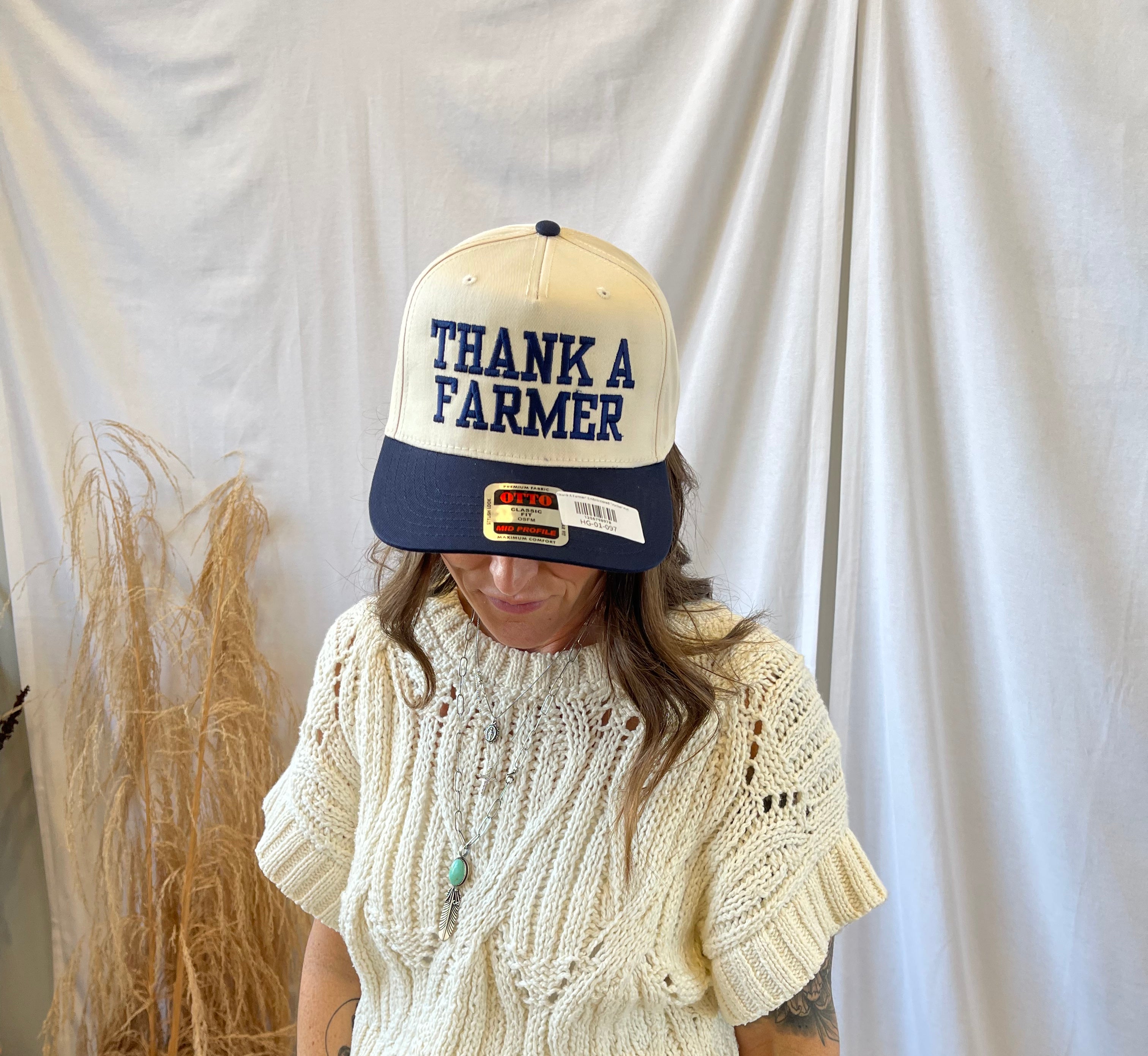 Thank A Farmer Hat-Hats-p&d-The Silo Boutique, Women's Fashion Boutique Located in Warren and Grand Forks North Dakota