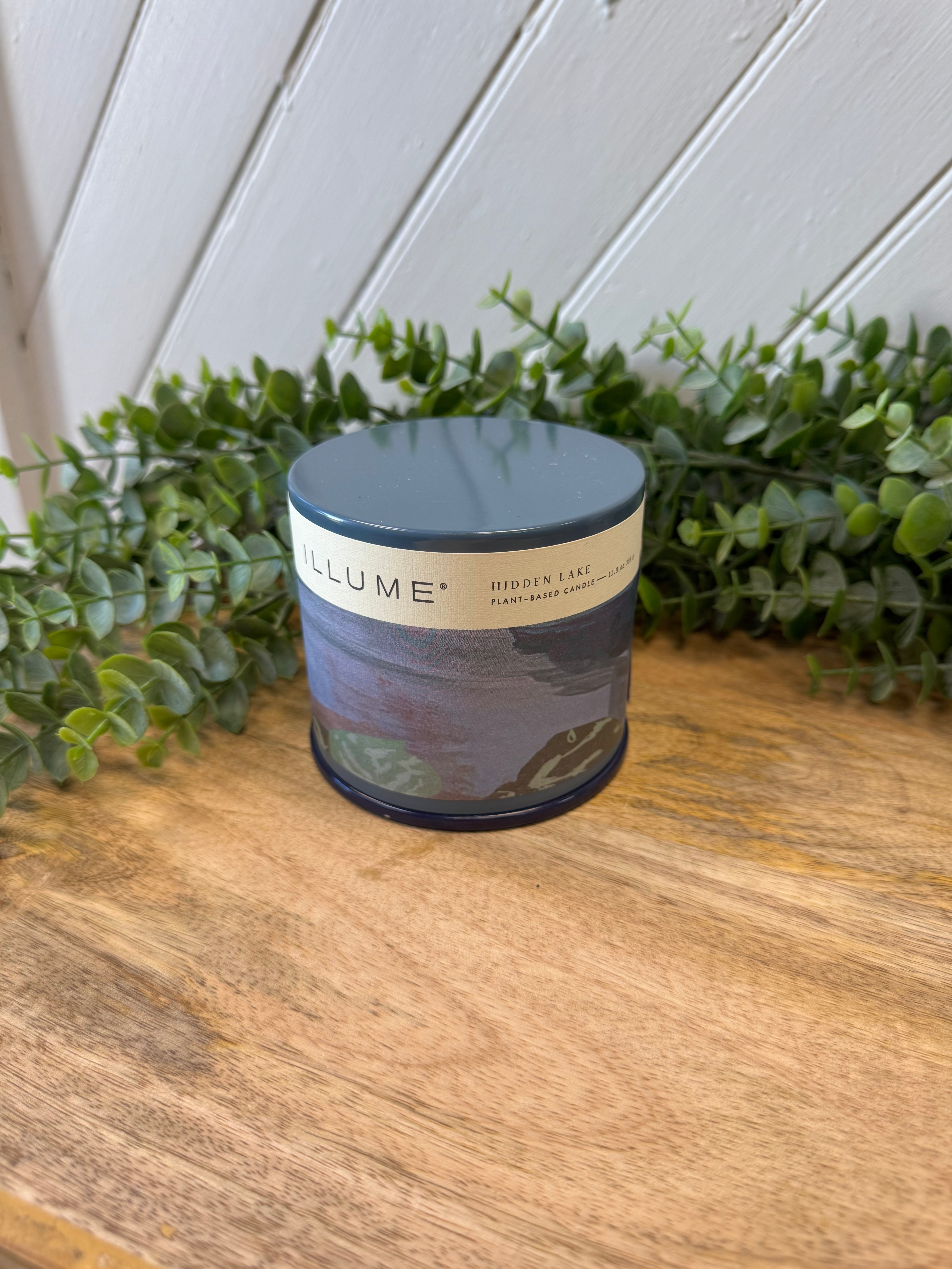Illume Hidden Lake Vanity Tin Candle-Candles-Illume-The Silo Boutique, Women's Fashion Boutique Located in Warren and Grand Forks North Dakota