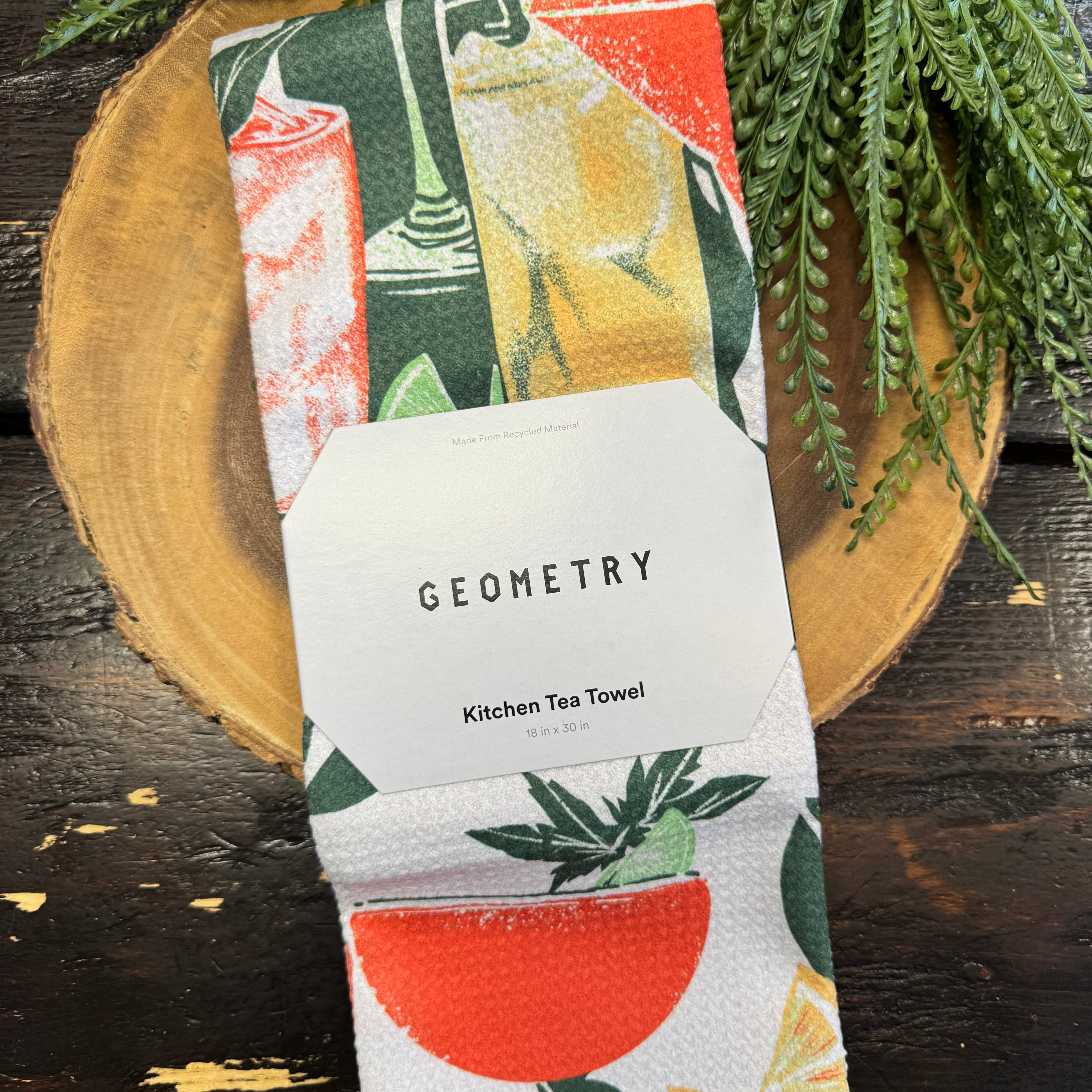 Geometry Tea Towel-dish cloth-geometry-The Silo Boutique, Women's Fashion Boutique Located in Warren and Grand Forks North Dakota