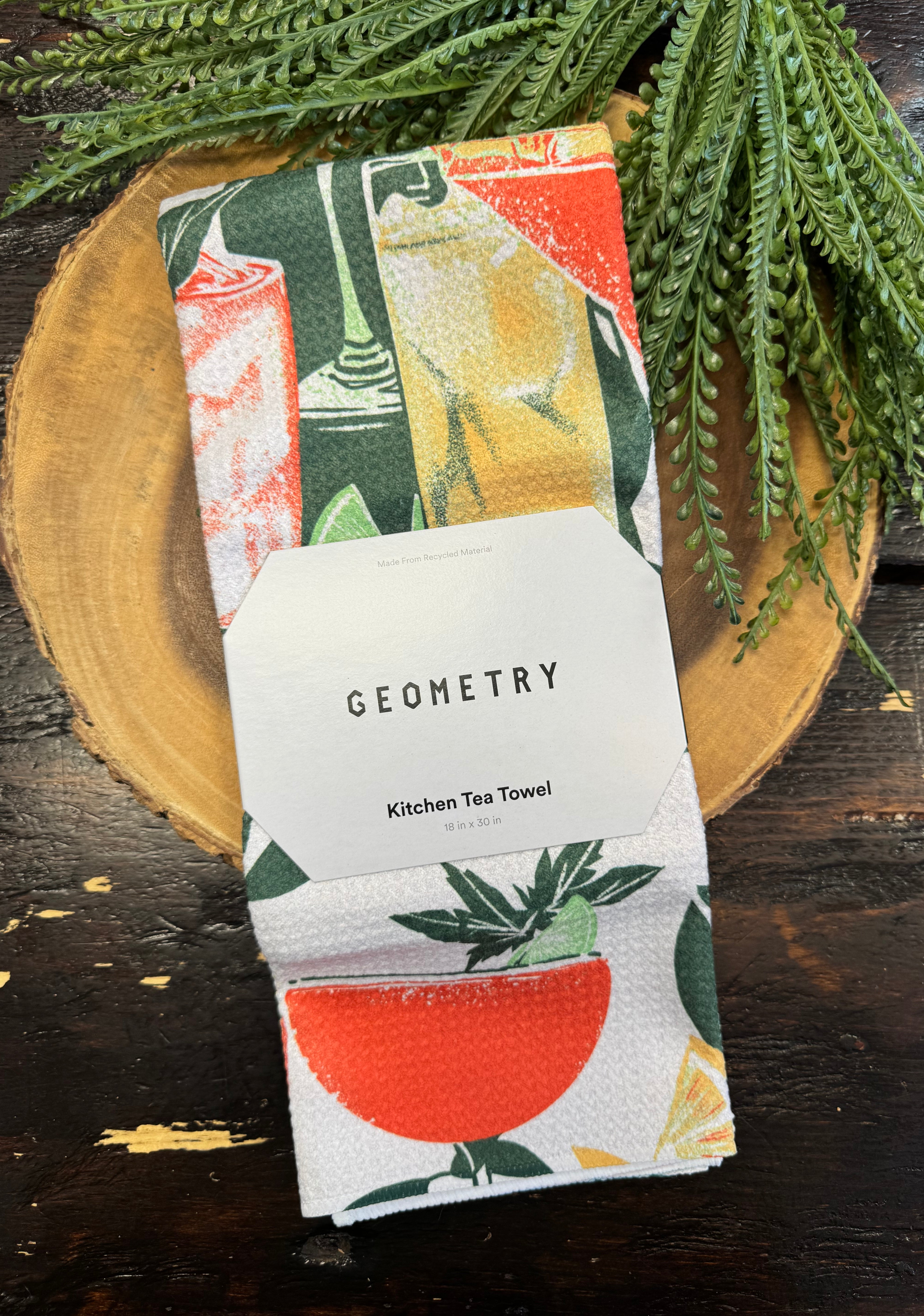 Geometry Tea Towel-dish cloth-geometry-The Silo Boutique, Women's Fashion Boutique Located in Warren and Grand Forks North Dakota