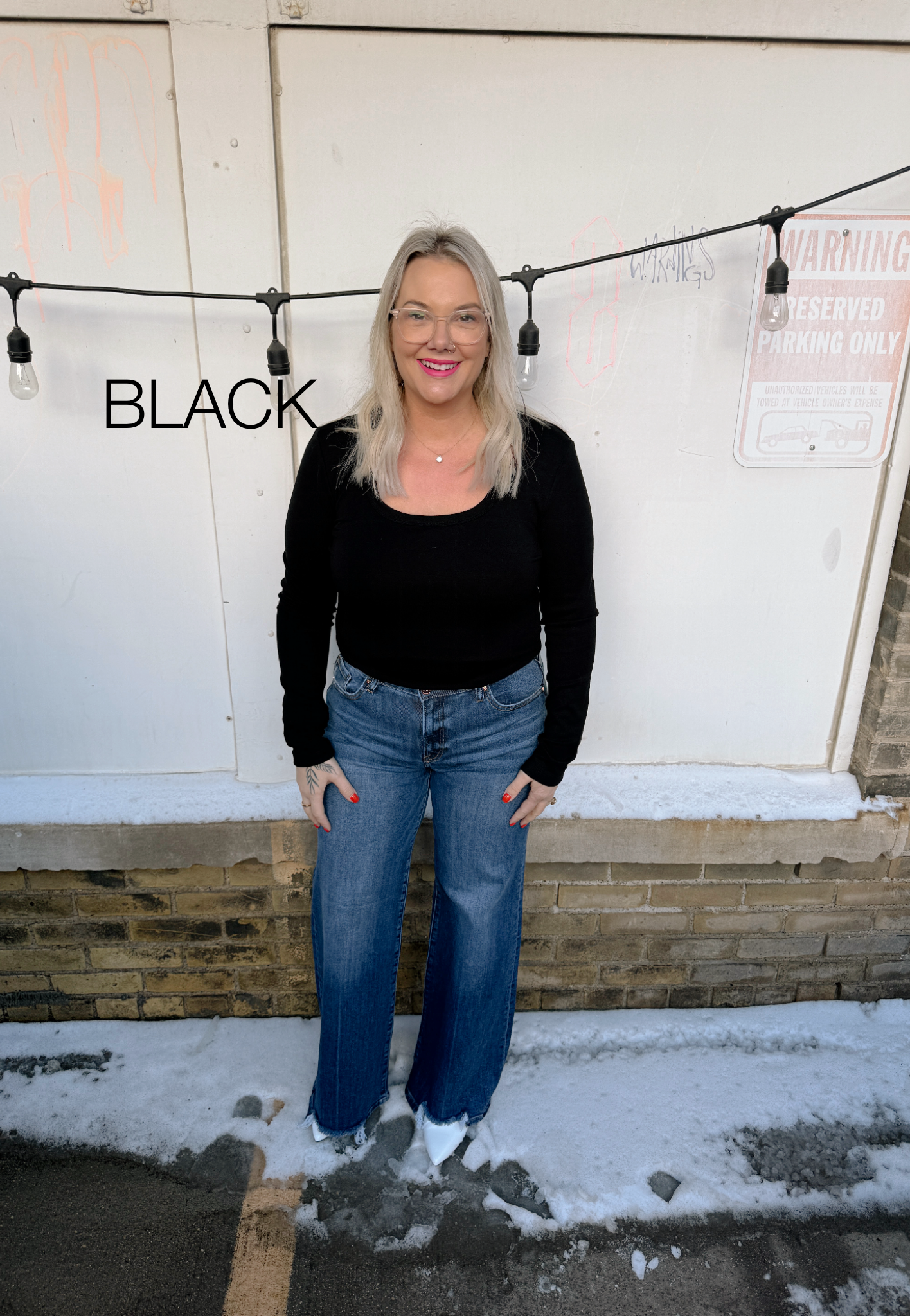 Be Cool Scoop Basic Long Sleeve Top-Long Sleeve Tops-be cool-The Silo Boutique, Women's Fashion Boutique Located in Warren and Grand Forks North Dakota