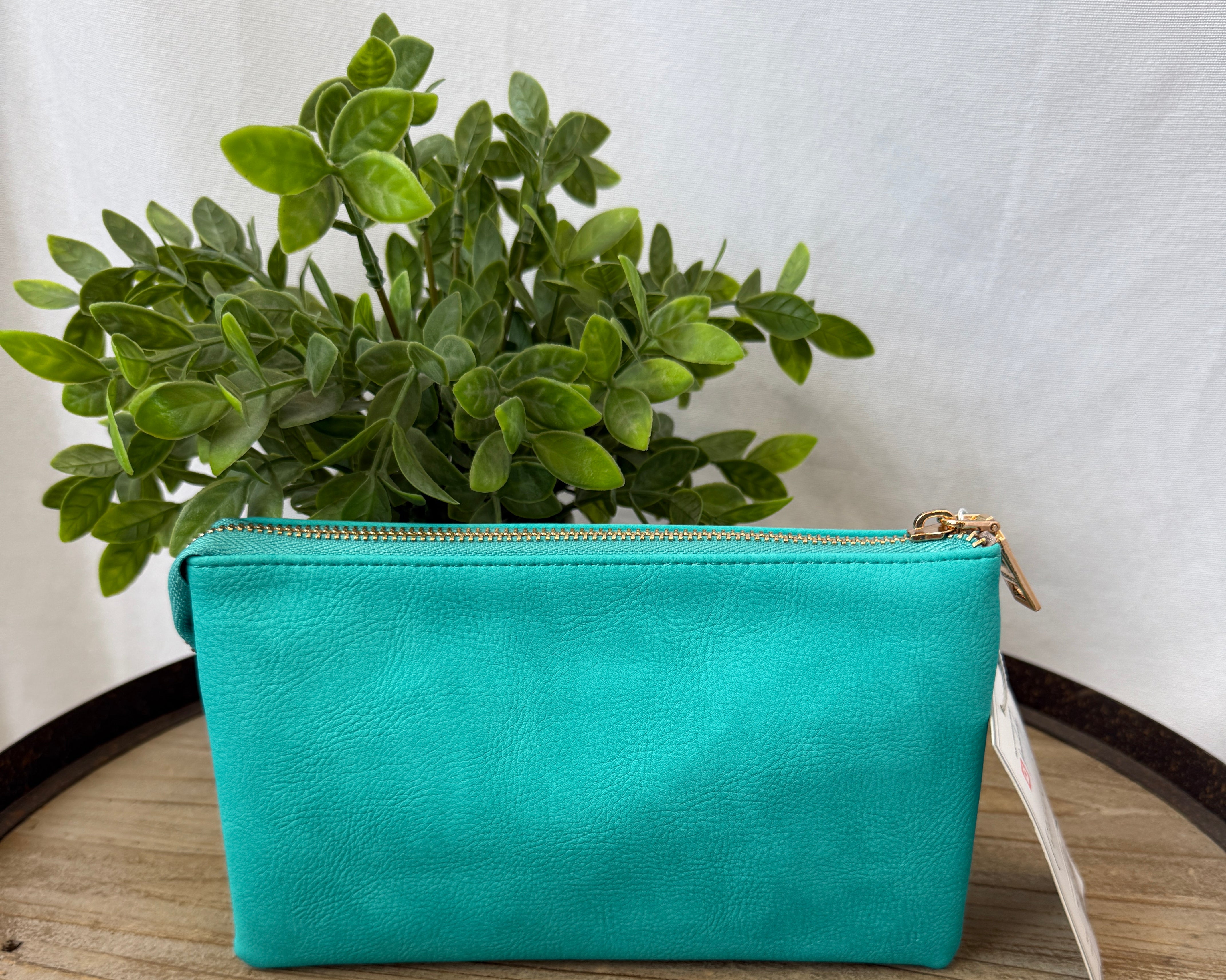 Riley 3 Compartment Crossbody/Wristlet-Crossbody Purses-Jen and Co-The Silo Boutique, Women's Fashion Boutique Located in Warren and Grand Forks North Dakota