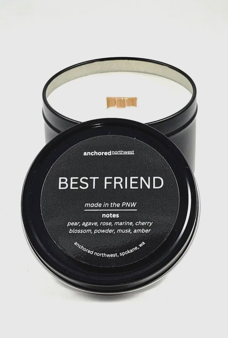 Anchored Northwest Tin Candles-Candles-anchored Northwest-The Silo Boutique, Women's Fashion Boutique Located in Warren and Grand Forks North Dakota