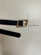Asymetrical Plus Size Belt-Black-Belts-The Silo Boutique-The Silo Boutique, Women's Fashion Boutique Located in Warren and Grand Forks North Dakota