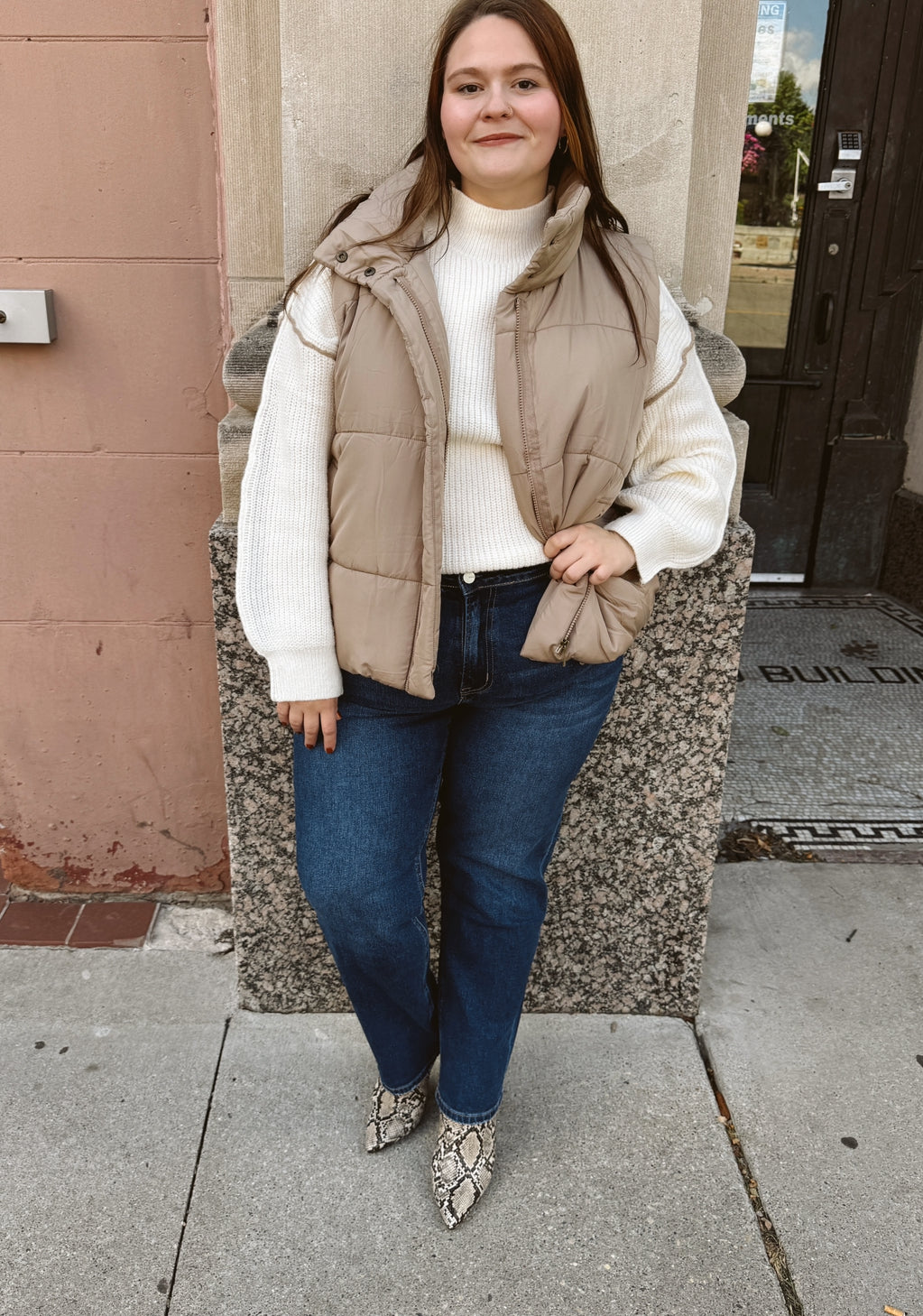 Mica Monfil High Waist Wedge Jeans-Final Sale-Jeans-mica-The Silo Boutique, Women's Fashion Boutique Located in Warren and Grand Forks North Dakota