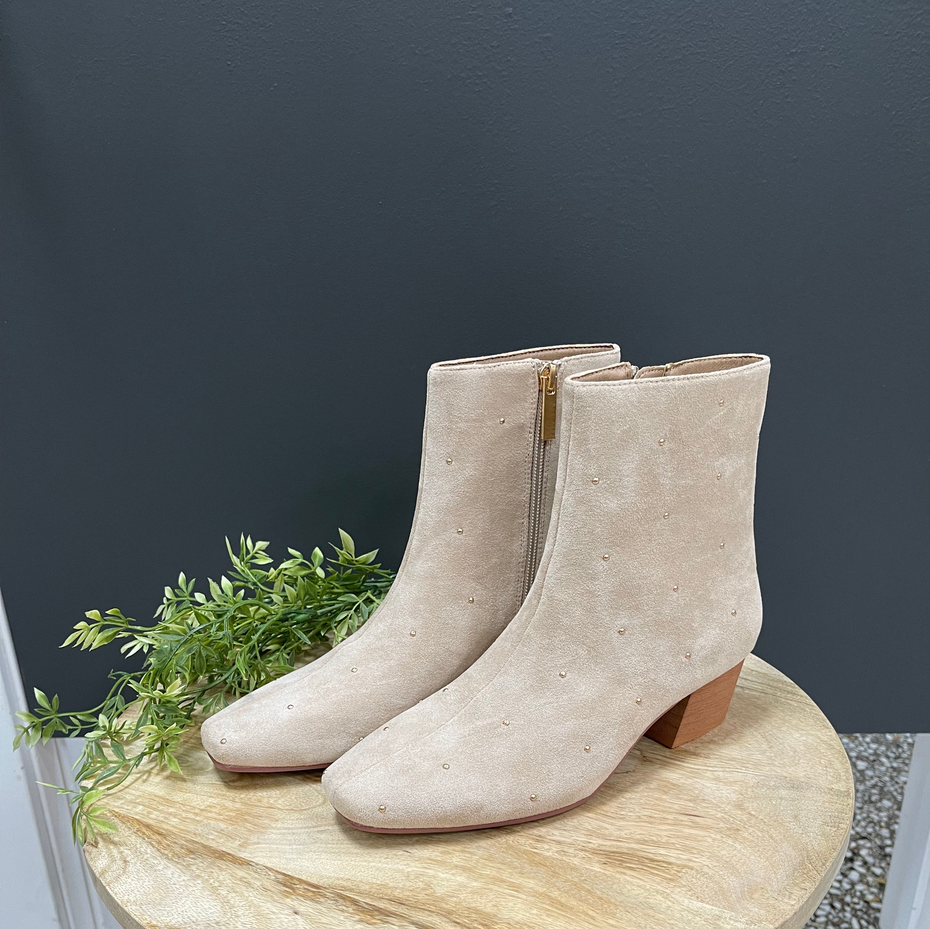 Corky's Sand Suede Such a Tease Boots-Boots-corkys-The Silo Boutique, Women's Fashion Boutique Located in Warren and Grand Forks North Dakota