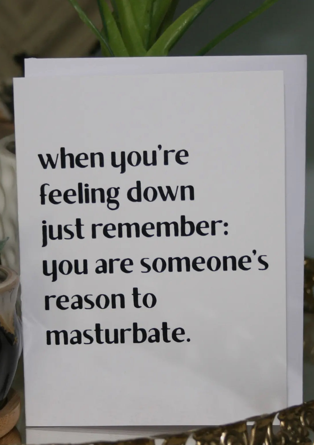 Reason to Masturbate Card-Cards-crooked halo-The Silo Boutique, Women's Fashion Boutique Located in Warren and Grand Forks North Dakota