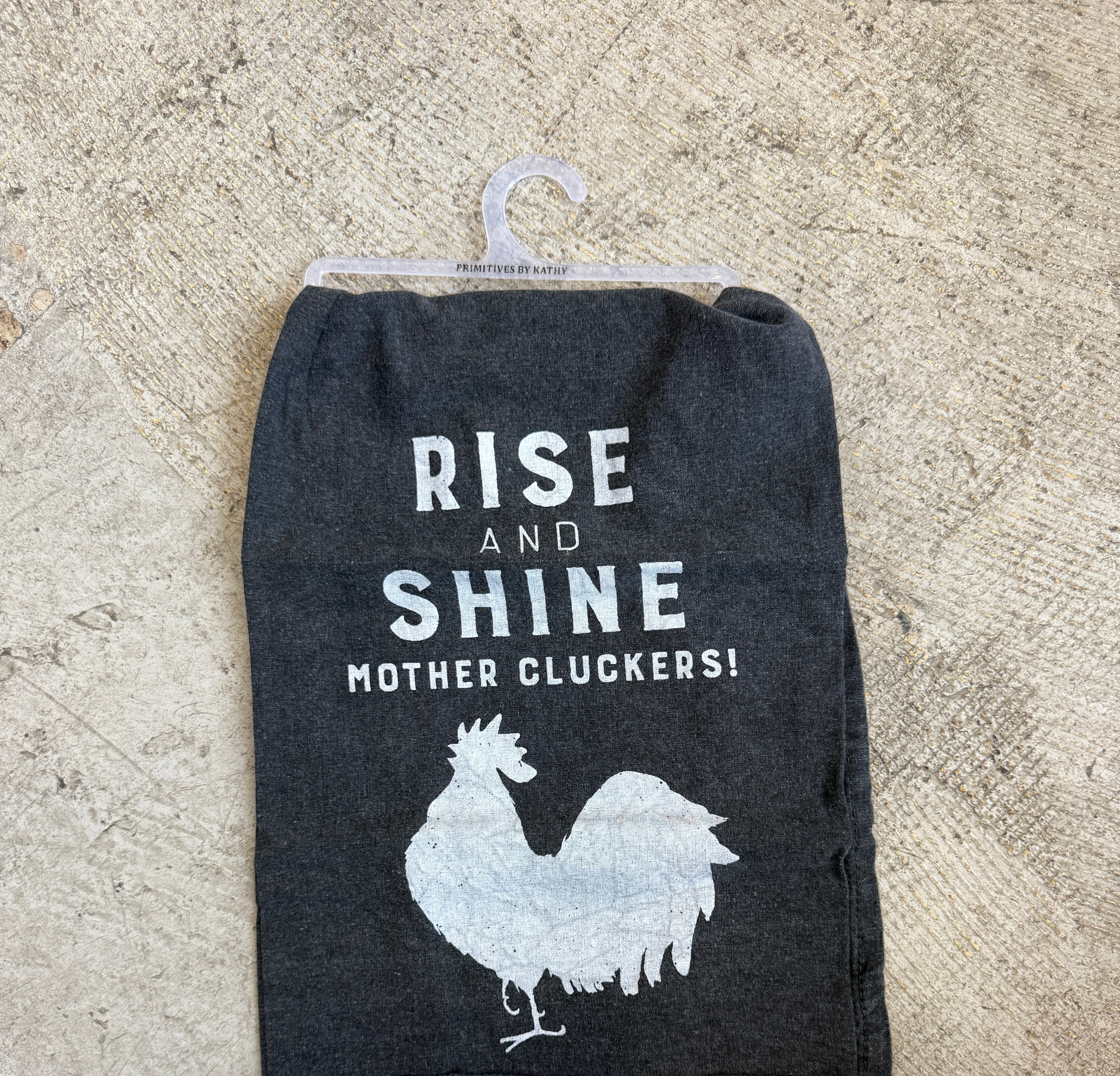 Rise and Shine Tea Towel-Tea Towels-primitives-The Silo Boutique, Women's Fashion Boutique Located in Warren and Grand Forks North Dakota