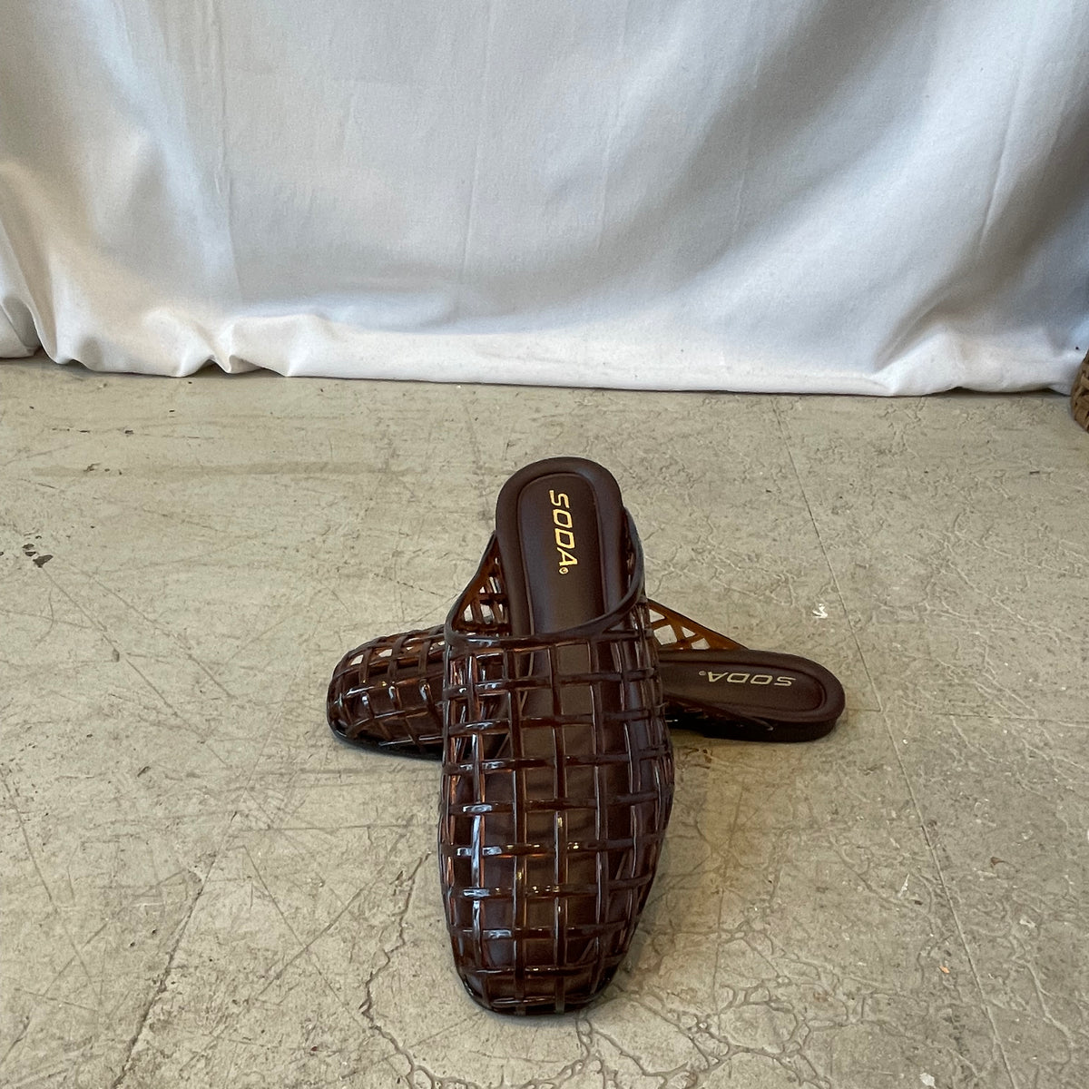 Soda Wayne Jelly Mule-Tortoise-Sandals-soda-The Silo Boutique, Women's Fashion Boutique Located in Warren and Grand Forks North Dakota