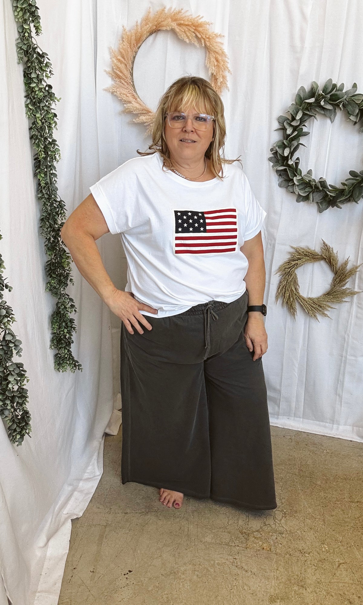 Zen Terry Wash Pant-Black-sweatpants-Zenana-The Silo Boutique, Women's Fashion Boutique Located in Warren and Grand Forks North Dakota