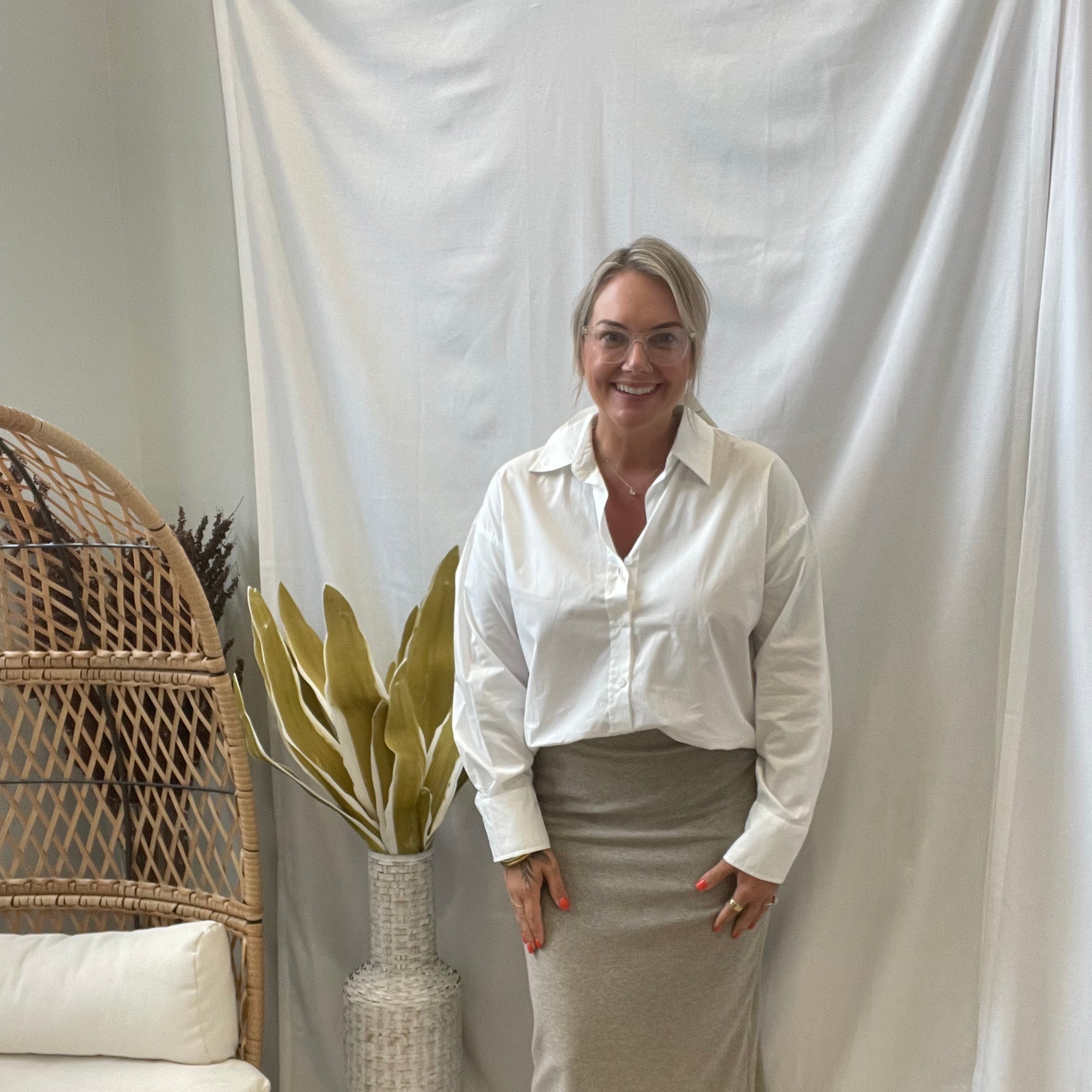 The Perfect Maxi Skirt-Taupe-Skirts-hem and thread-The Silo Boutique, Women's Fashion Boutique Located in Warren and Grand Forks North Dakota