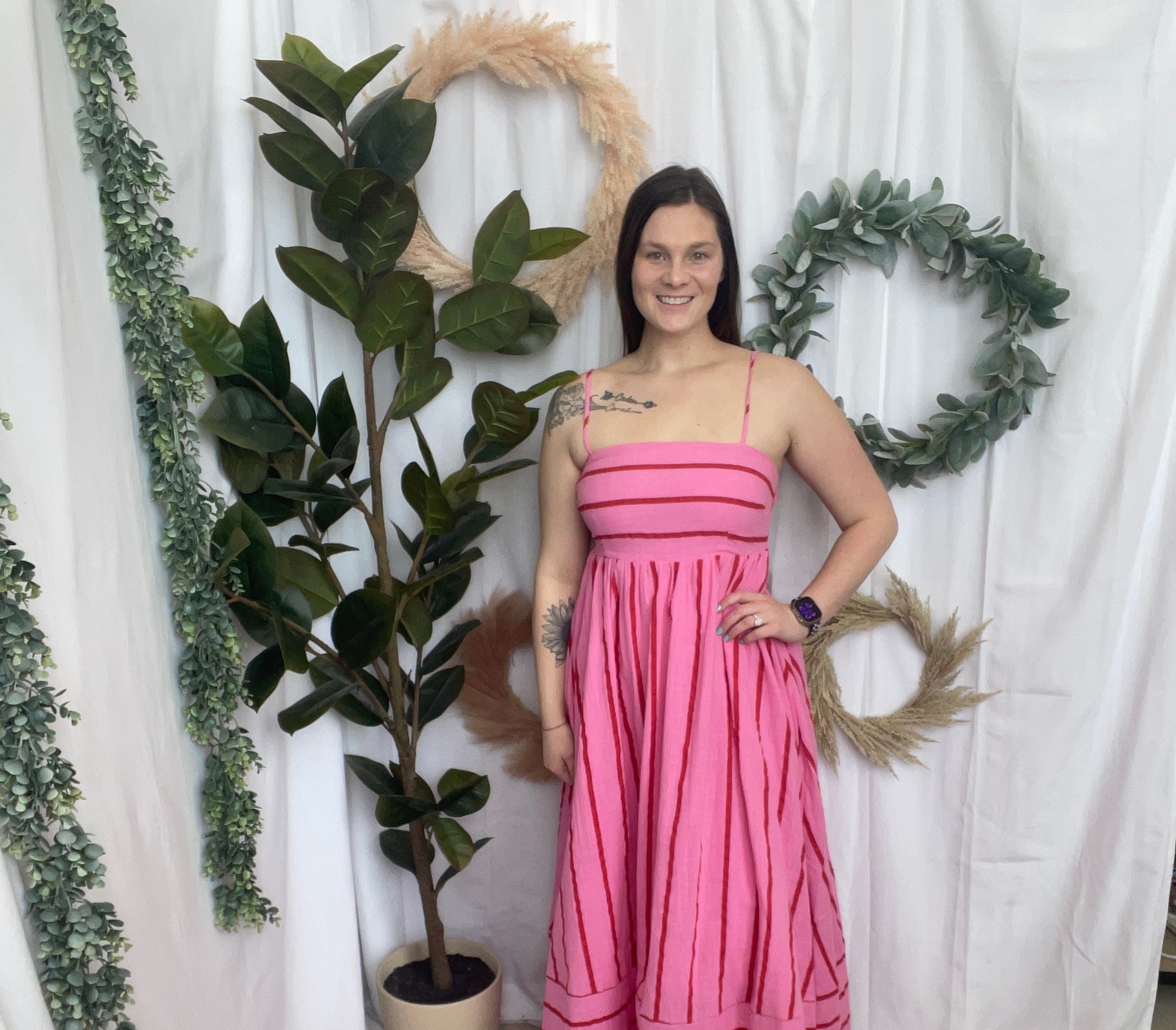 Lynsey Striped Maxi-Dresses-by together-The Silo Boutique, Women's Fashion Boutique Located in Warren and Grand Forks North Dakota