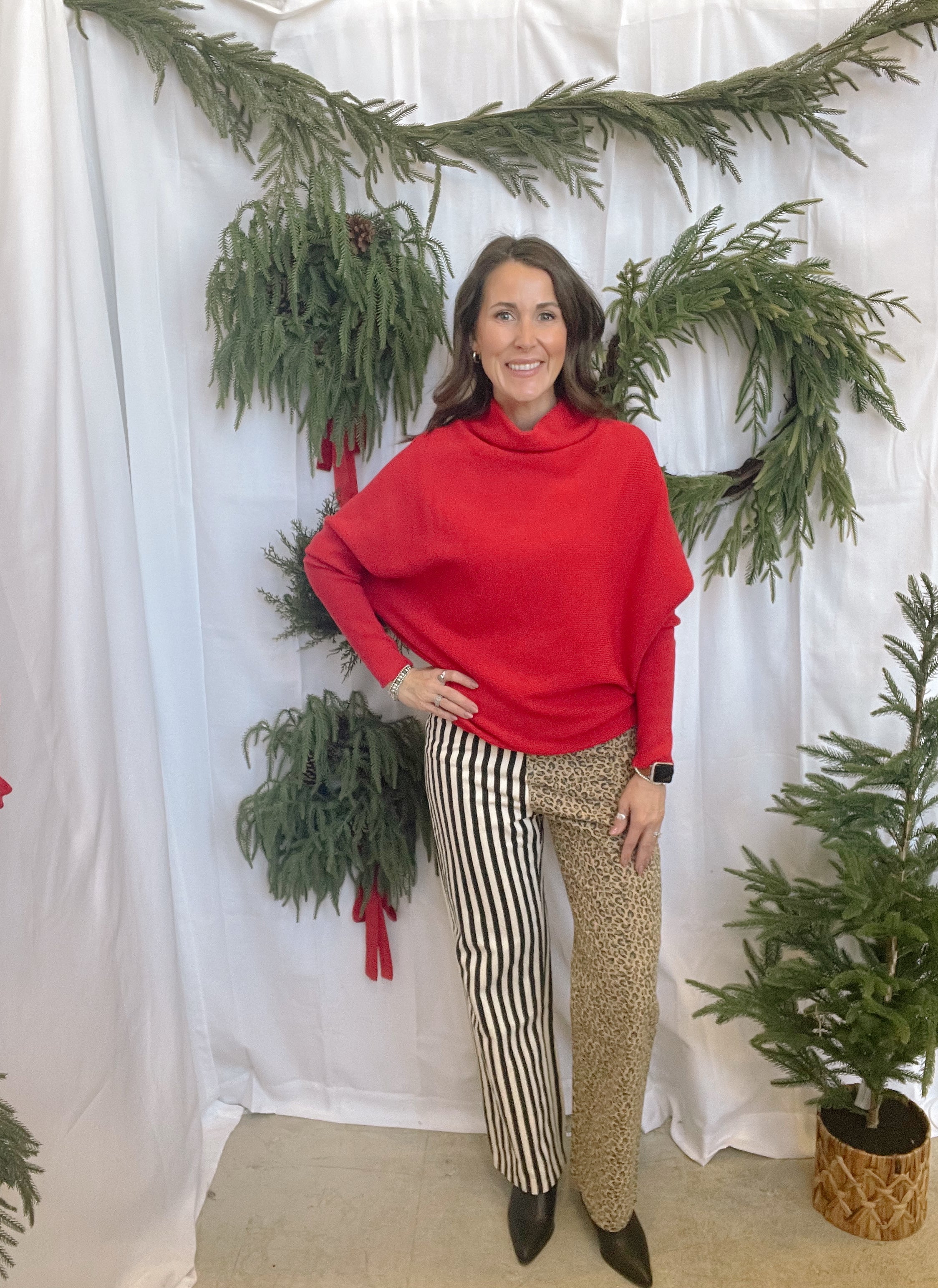 Ivy Sweater-Red-Sweaters-bluivy-The Silo Boutique, Women's Fashion Boutique Located in Warren and Grand Forks North Dakota