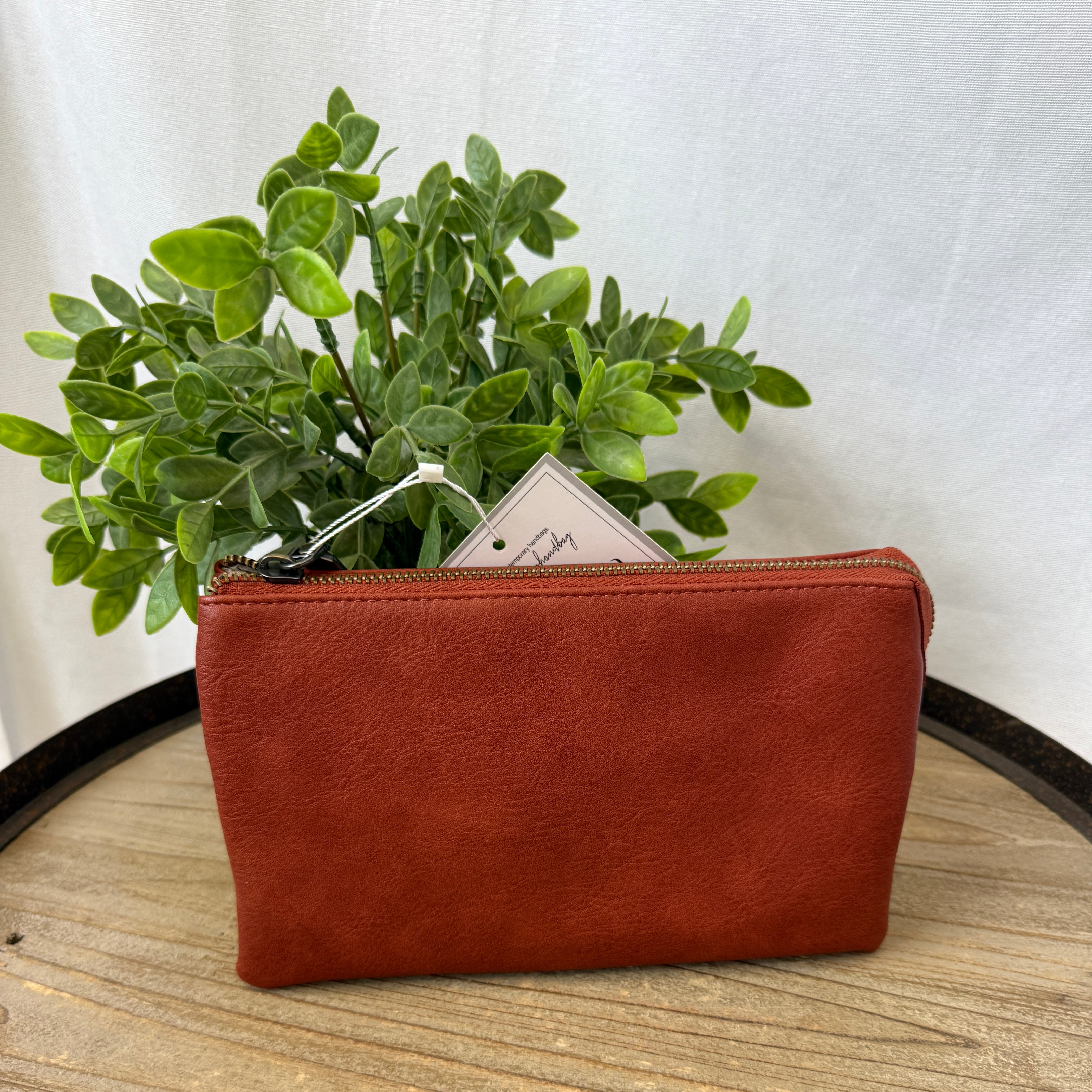 Riley 3 Compartment Crossbody/Wristlet-Crossbody Purses-Jen and Co-The Silo Boutique, Women's Fashion Boutique Located in Warren and Grand Forks North Dakota