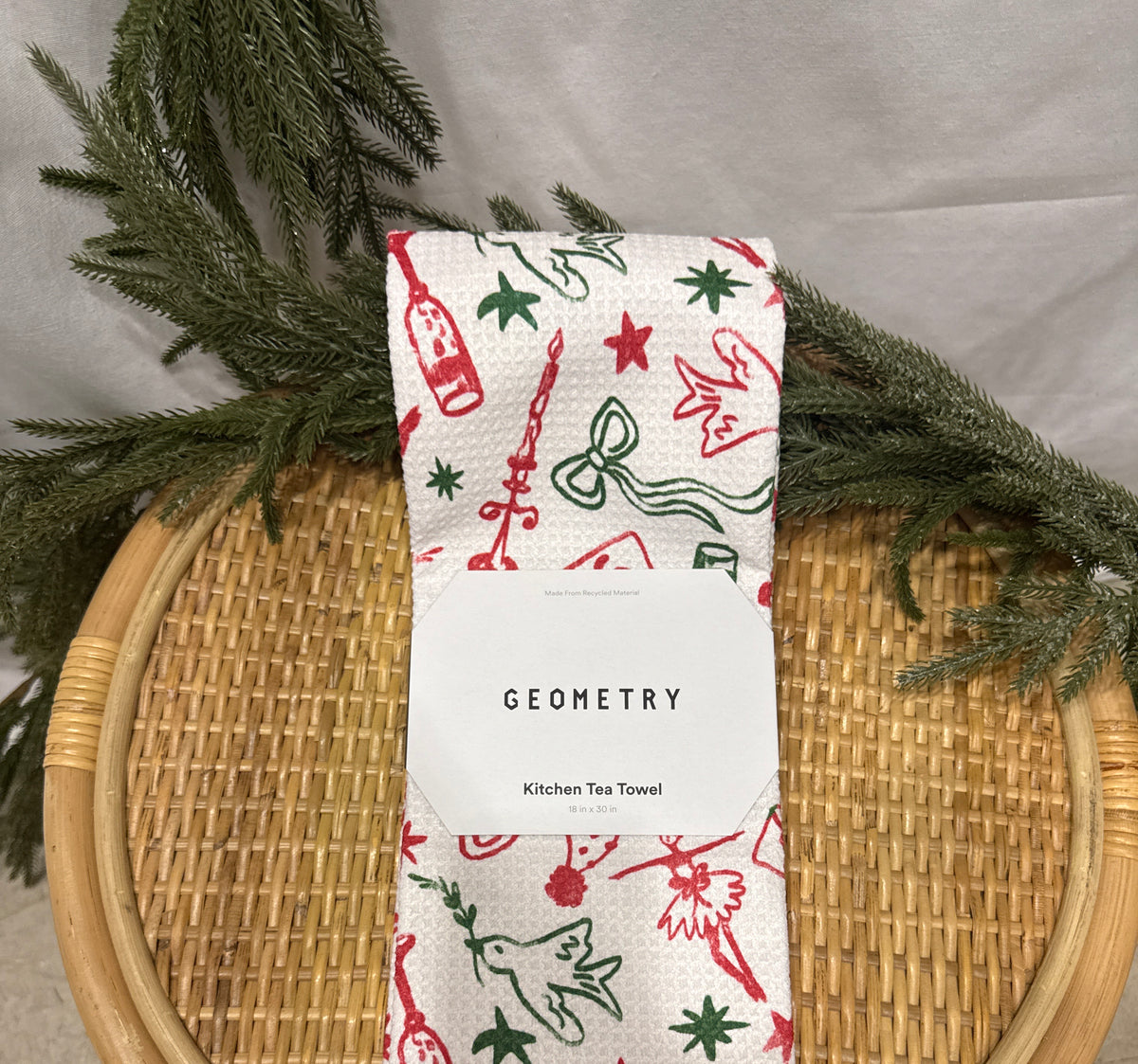 Geometry Tea Towel-dish cloth-geometry-The Silo Boutique, Women's Fashion Boutique Located in Warren and Grand Forks North Dakota