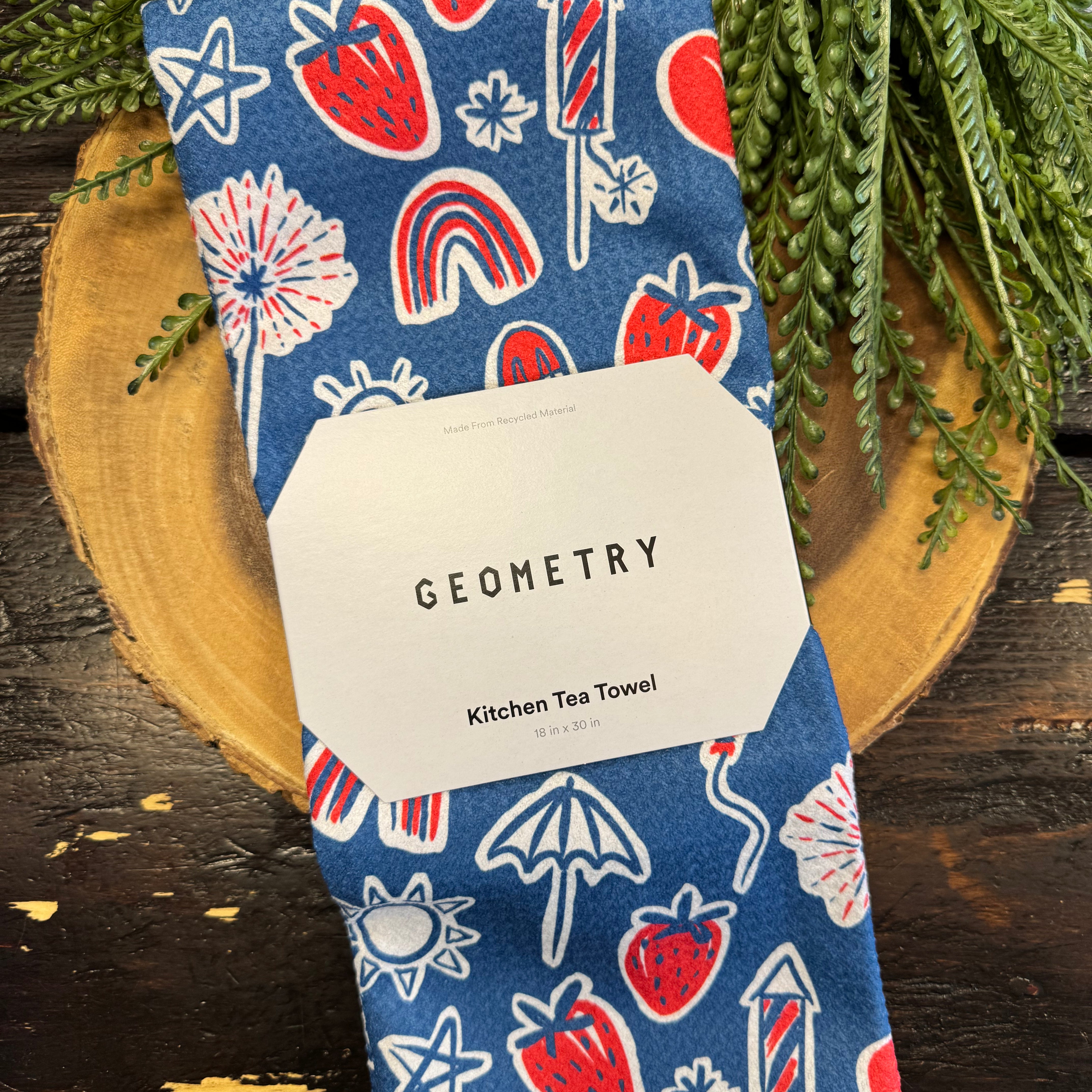 Geometry Tea Towel-dish cloth-geometry-The Silo Boutique, Women's Fashion Boutique Located in Warren and Grand Forks North Dakota