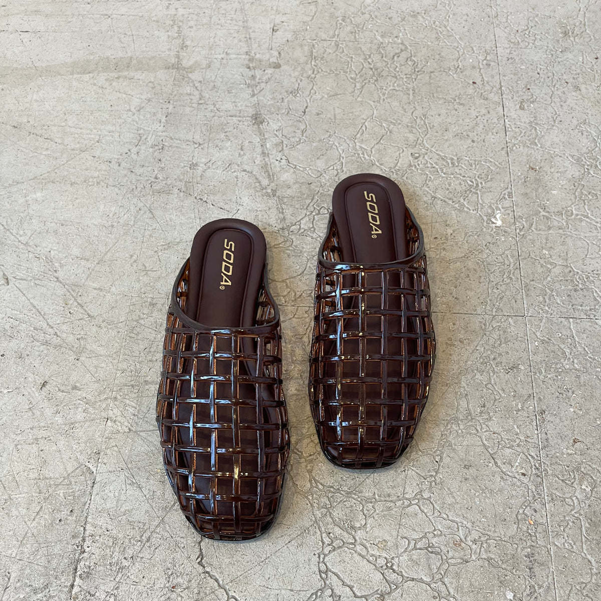 Soda Wayne Jelly Mule-Tortoise-Sandals-soda-The Silo Boutique, Women's Fashion Boutique Located in Warren and Grand Forks North Dakota
