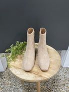 Corky's Sand Suede Such a Tease Boots-Boots-corkys-The Silo Boutique, Women's Fashion Boutique Located in Warren and Grand Forks North Dakota