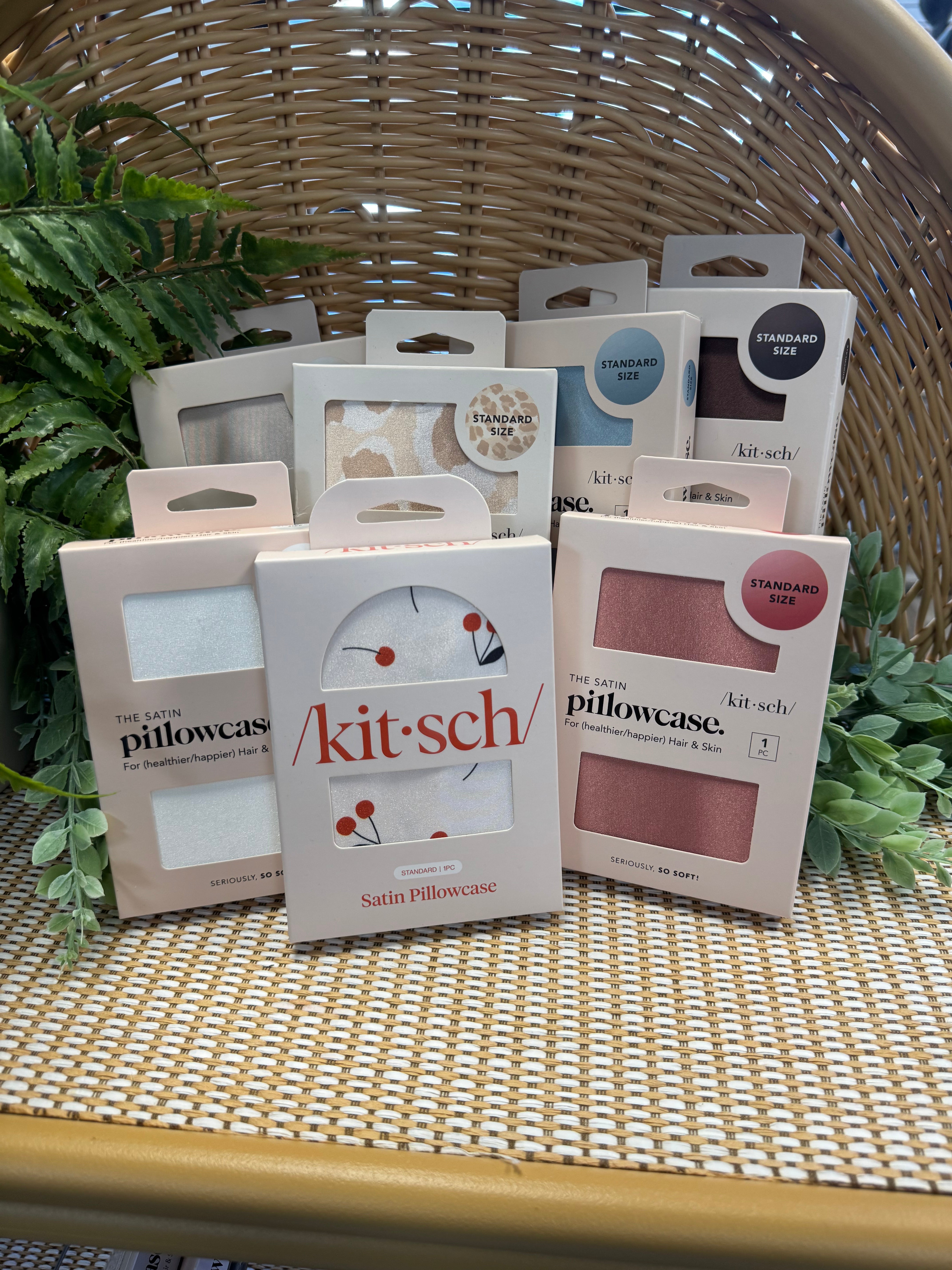 Kitsch Satin Standard Pillowcase-Beauty-kitsch-The Silo Boutique, Women's Fashion Boutique Located in Warren and Grand Forks North Dakota