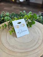 3 Row Post Earrings-Earrings-Fame-The Silo Boutique, Women's Fashion Boutique Located in Warren and Grand Forks North Dakota