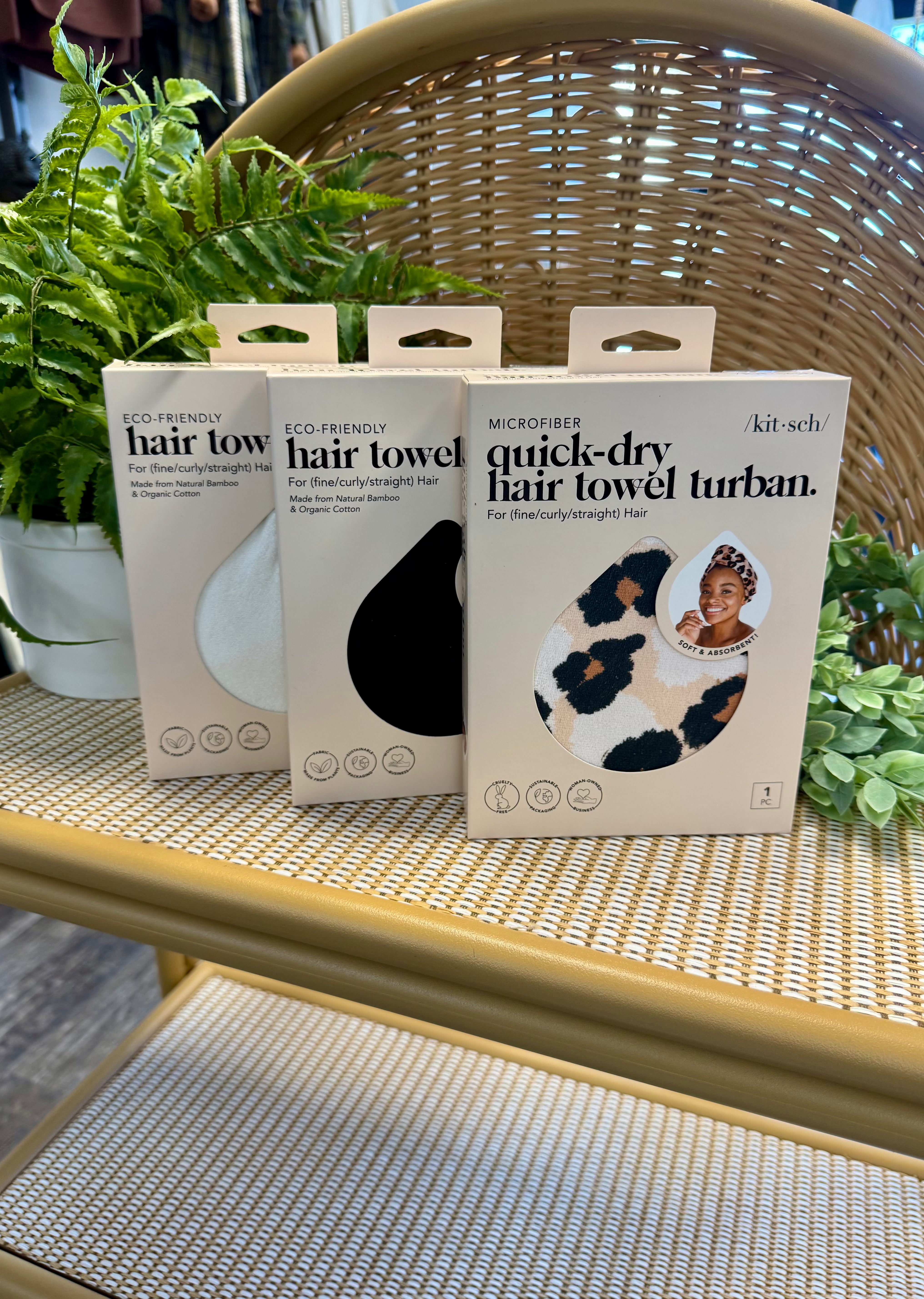 Quick-Dry Hair Towel Wrap-Hair Accessories-kitsch-The Silo Boutique, Women's Fashion Boutique Located in Warren and Grand Forks North Dakota