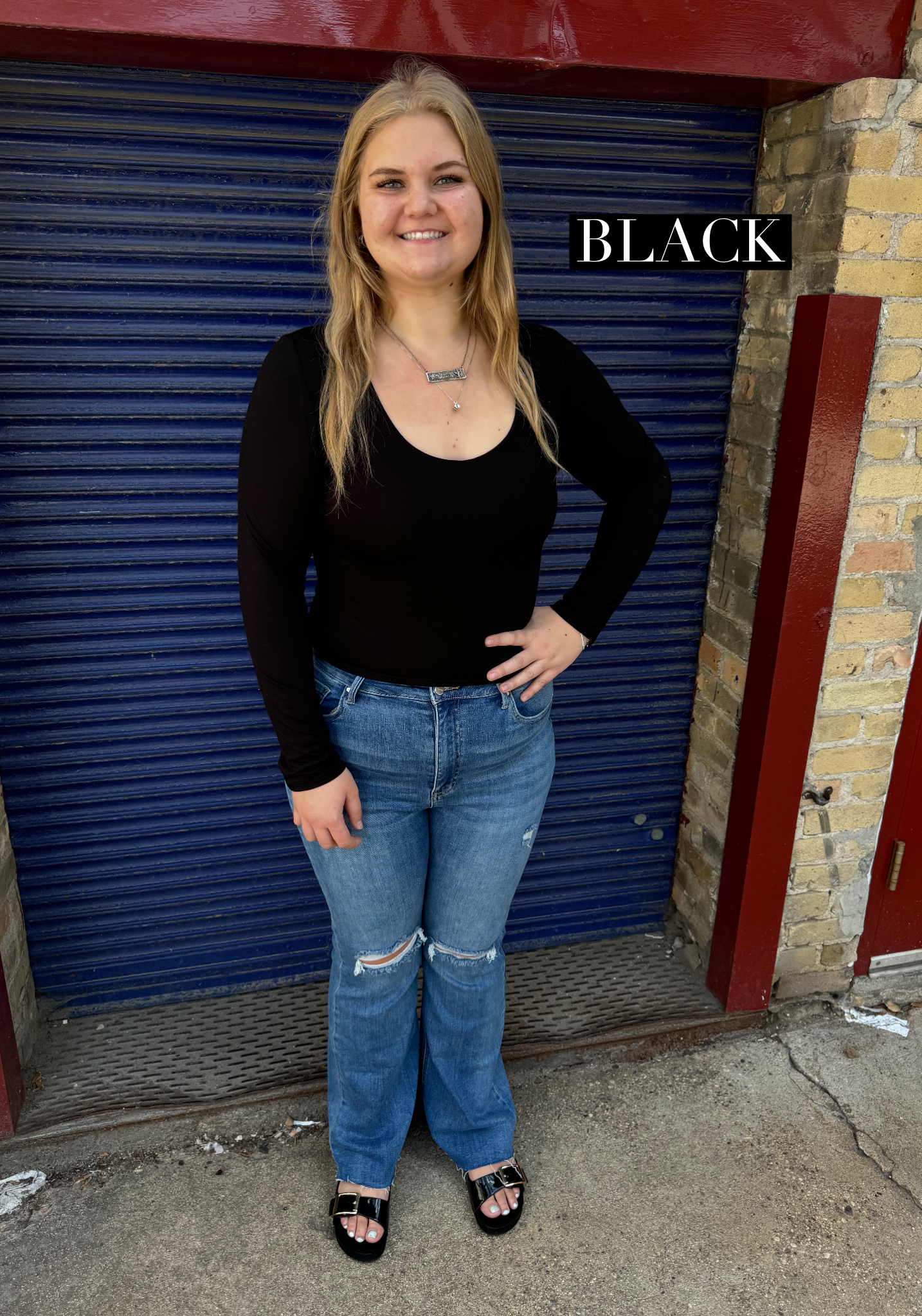 Cool Basic Long Sleeve Top-4 colors-Long Sleeve Tops-be cool-The Silo Boutique, Women's Fashion Boutique Located in Warren and Grand Forks North Dakota