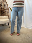 LTJ Paola Scissor Hem Light Wash Jeans-Jeans-Letters to Juliet-The Silo Boutique, Women's Fashion Boutique Located in Warren and Grand Forks North Dakota