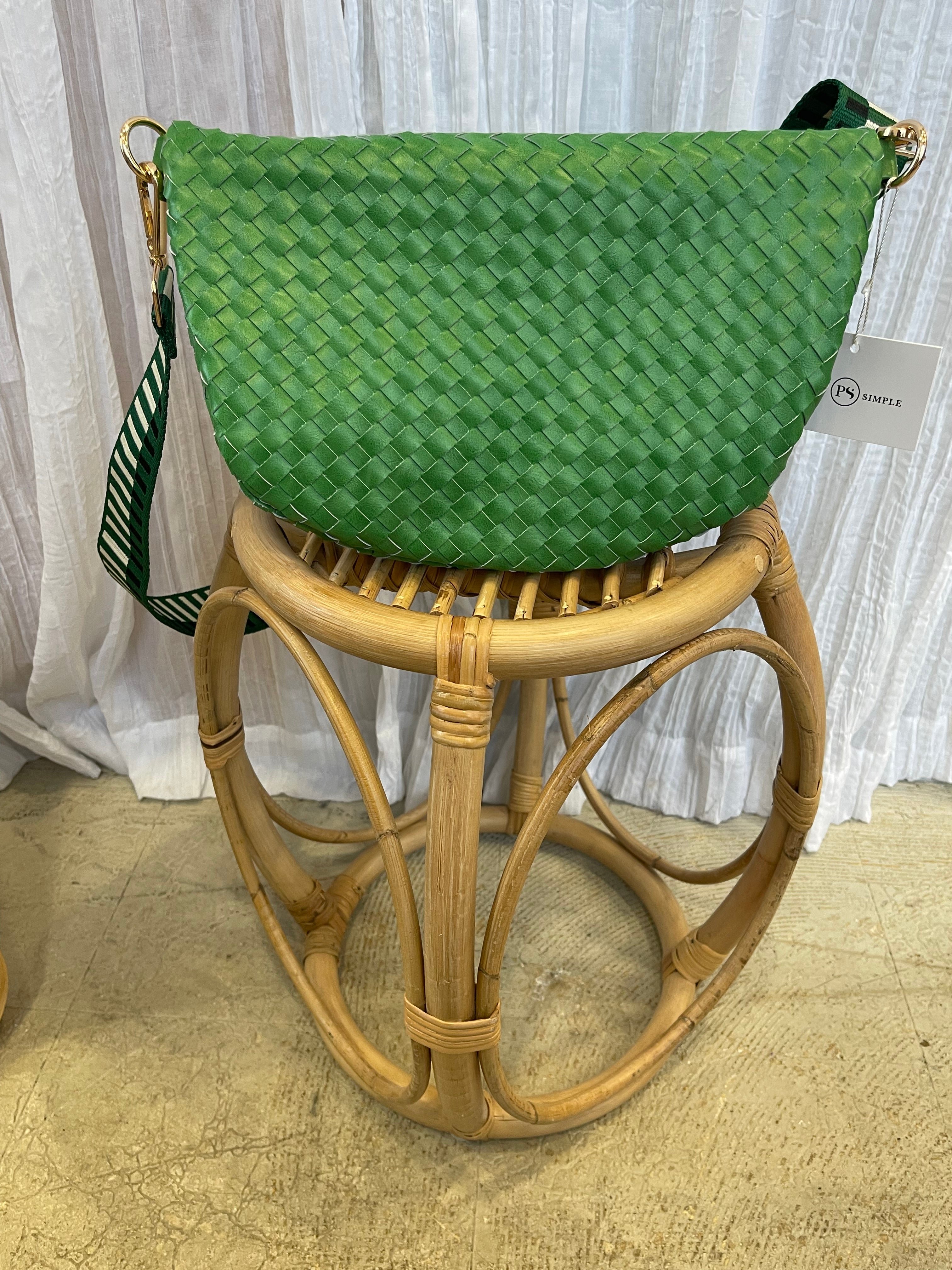 Pretty Simple Westlyn Woven Bum Bag-Green-handba-pretty simple-The Silo Boutique, Women's Fashion Boutique Located in Warren and Grand Forks North Dakota