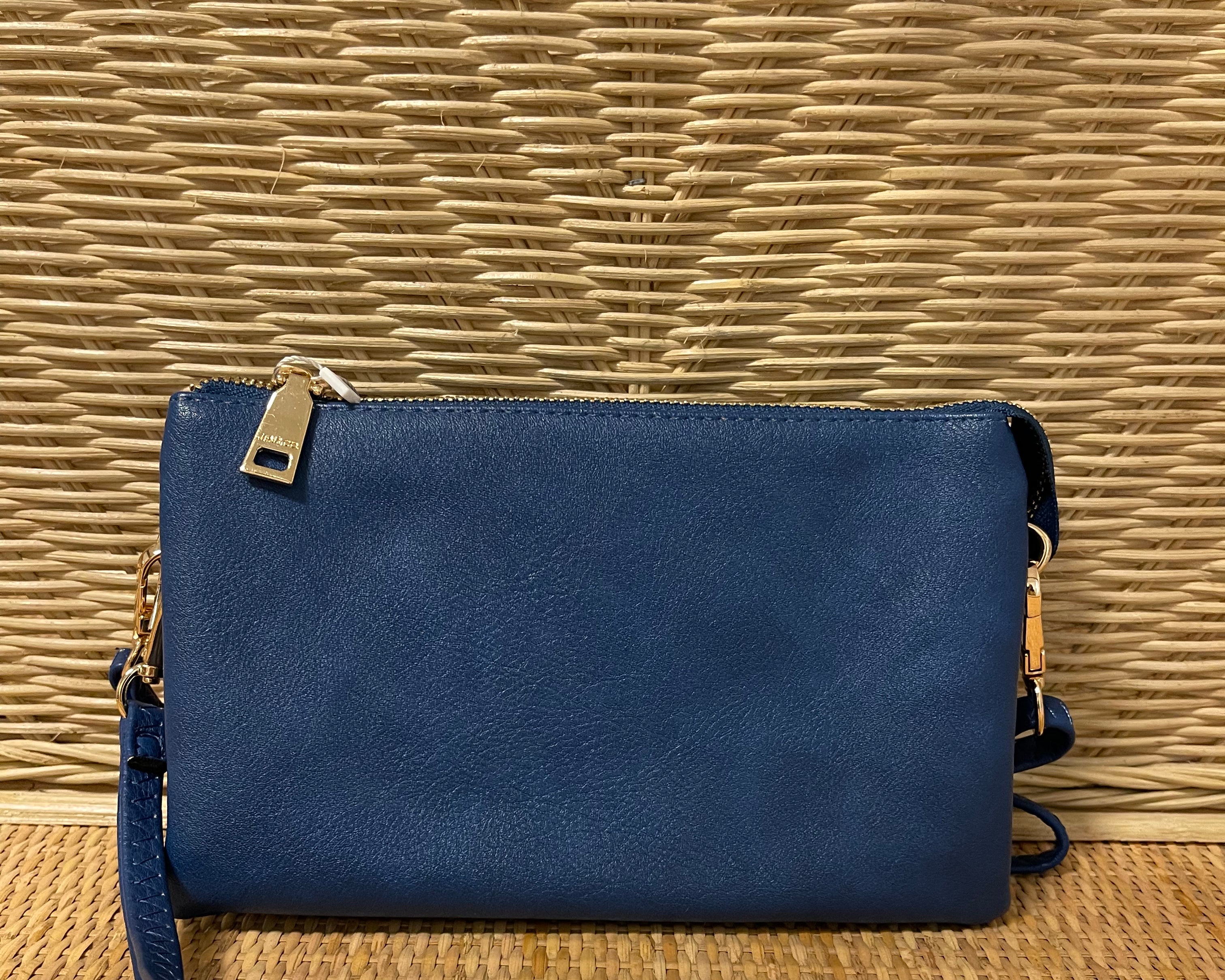 Riley 3 Compartment Crossbody/Wristlet-Crossbody Purses-Jen and Co-The Silo Boutique, Women's Fashion Boutique Located in Warren and Grand Forks North Dakota