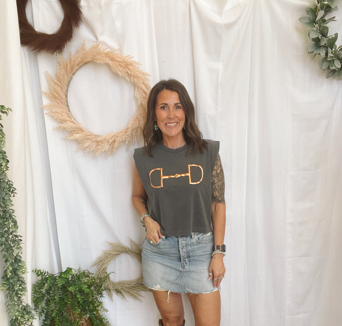 Pepper Bit Tank-Tank Tops-Summer Tees-The Silo Boutique, Women's Fashion Boutique Located in Warren and Grand Forks North Dakota