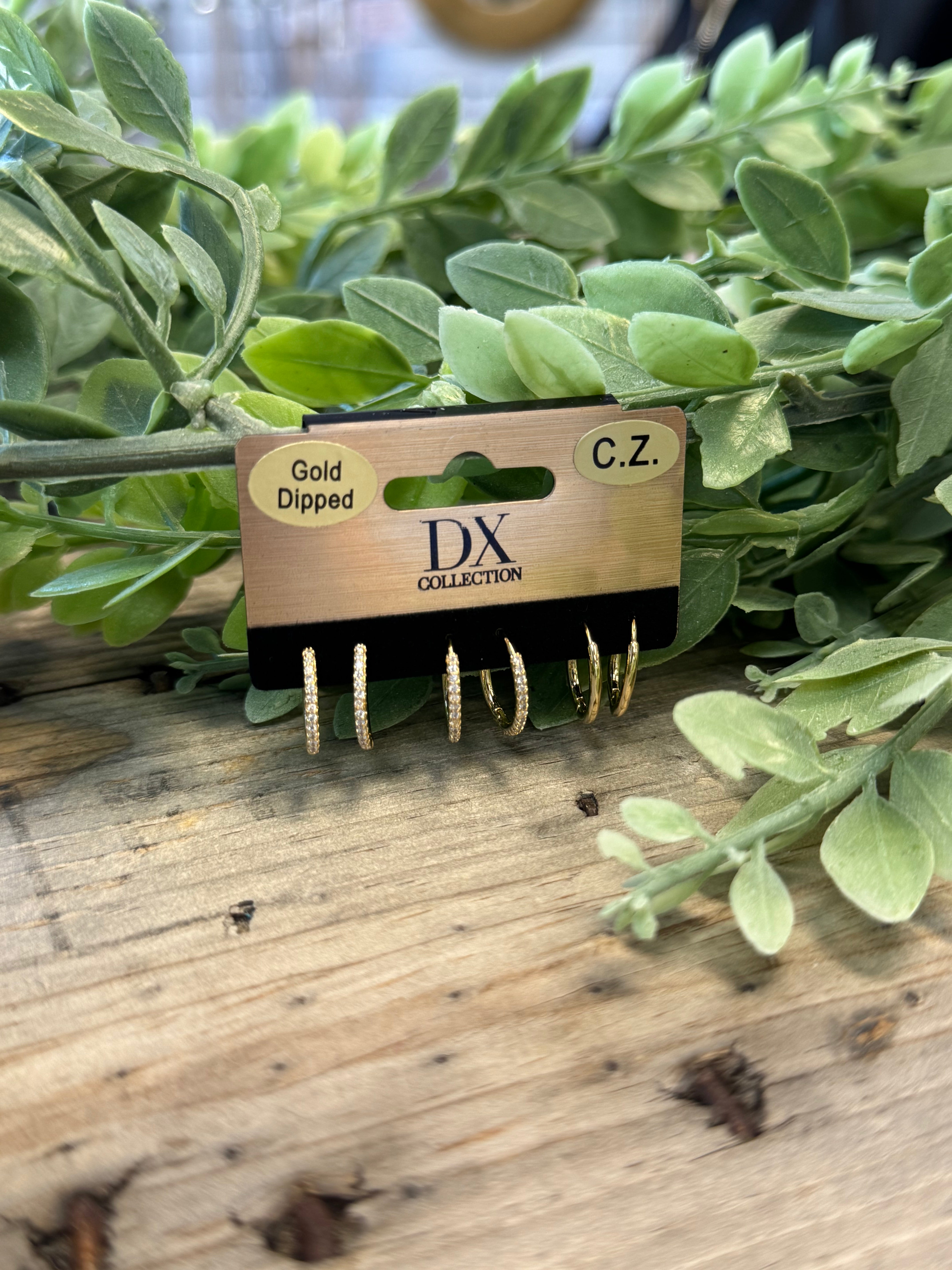 DX Hoop Earrings-Earrings-2unic-The Silo Boutique, Women's Fashion Boutique Located in Warren and Grand Forks North Dakota