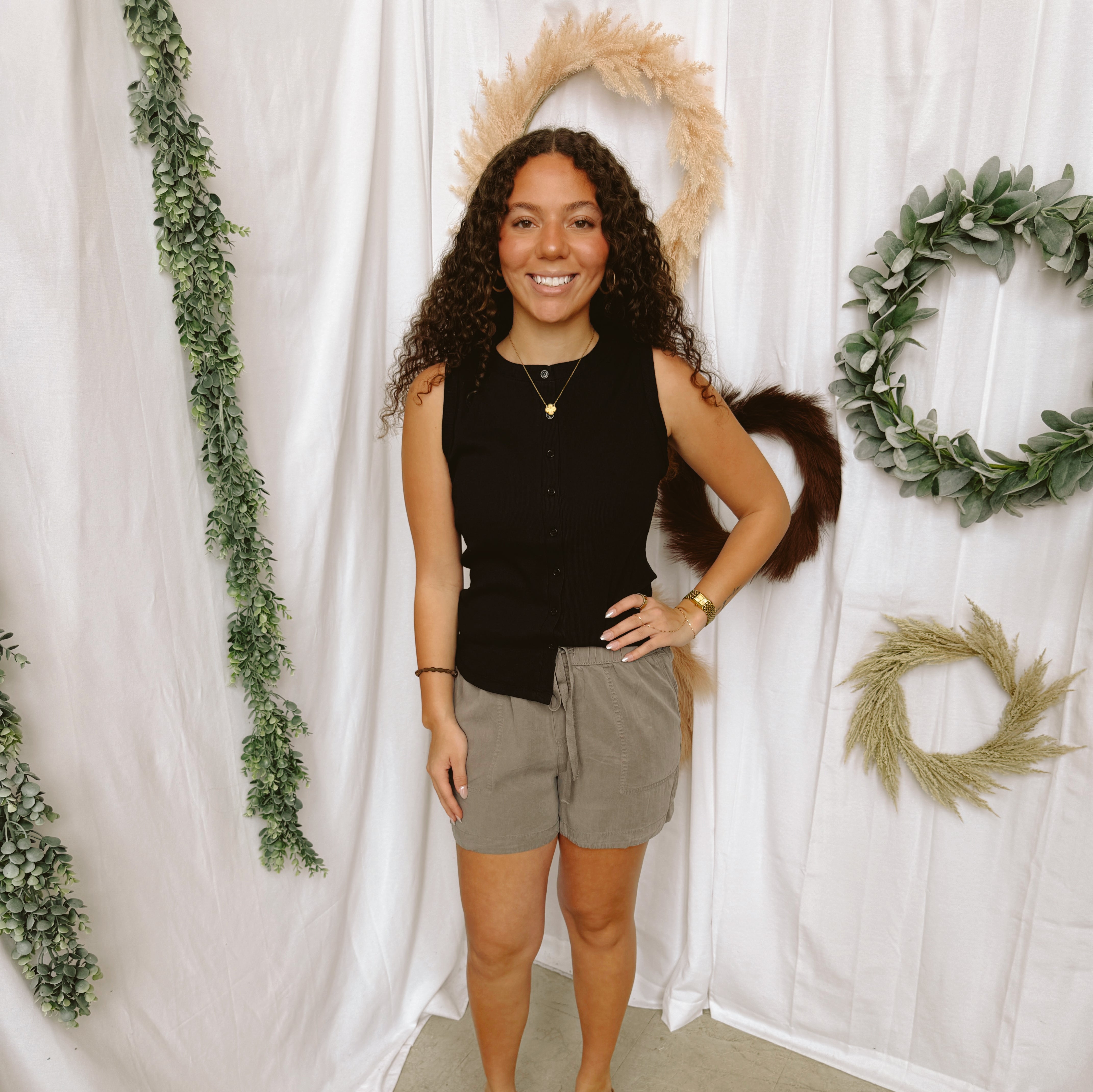 Kate Tank Top-Black-Tank Tops-hyfve-The Silo Boutique, Women's Fashion Boutique Located in Warren and Grand Forks North Dakota