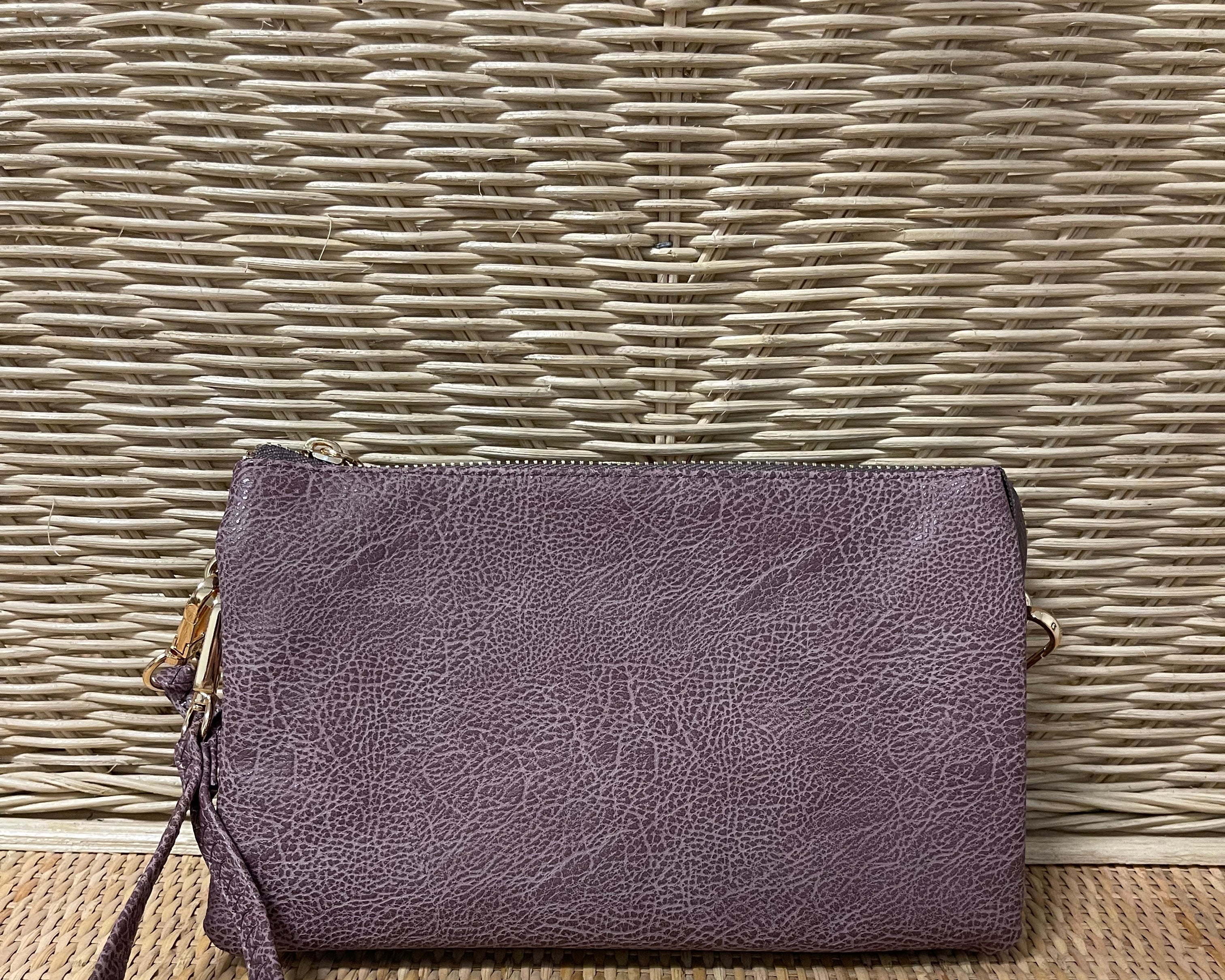 Riley 3 Compartment Crossbody/Wristlet-Crossbody Purses-Jen and Co-The Silo Boutique, Women's Fashion Boutique Located in Warren and Grand Forks North Dakota