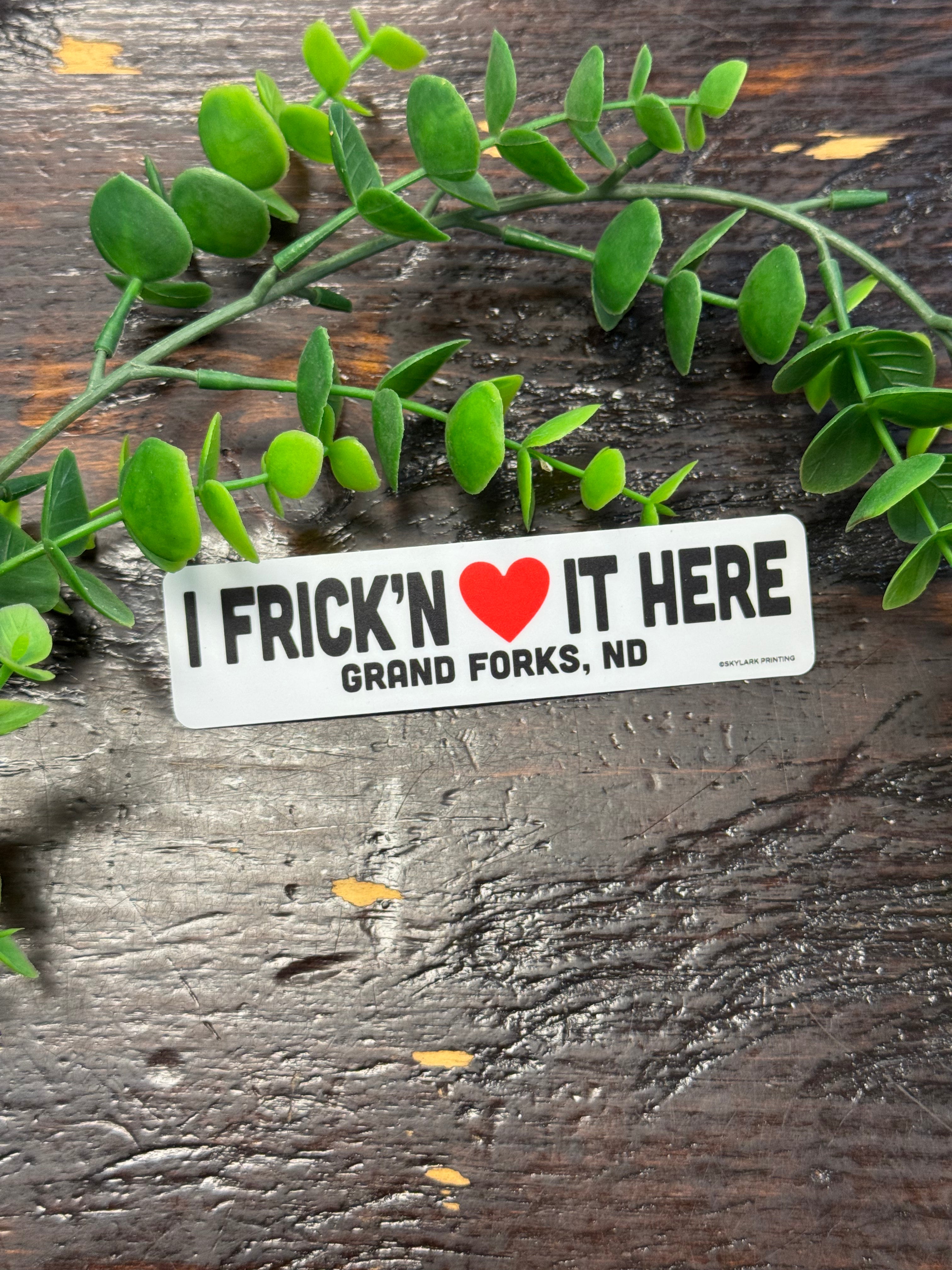 Frick'n Love GF Sticker-Stickers-faire-The Silo Boutique, Women's Fashion Boutique Located in Warren and Grand Forks North Dakota